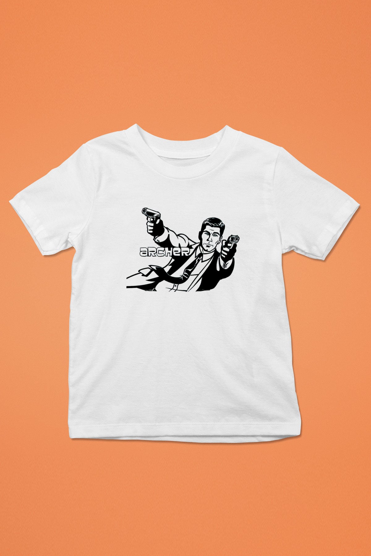 Archer Beyaz Unisex Çocuk Tişört