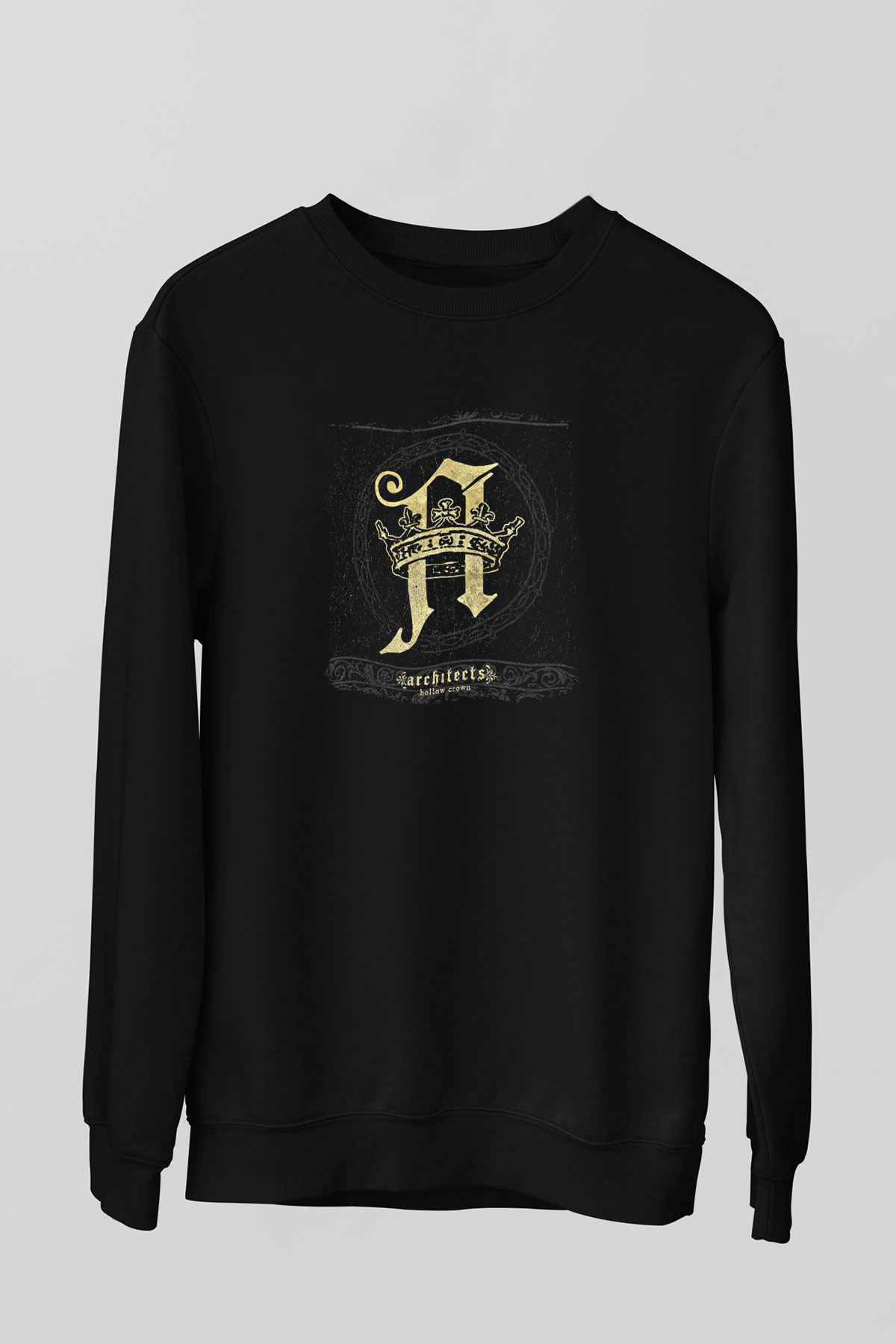Architects Baskılı Unisex Siyah Sweatshirt