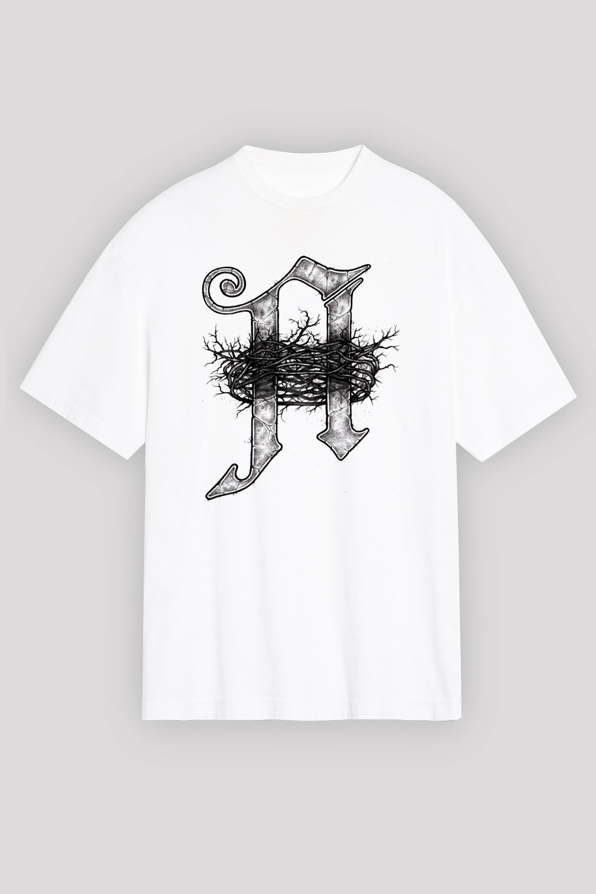 Architects Beyaz Unisex Oversize Tişört T-Shirt