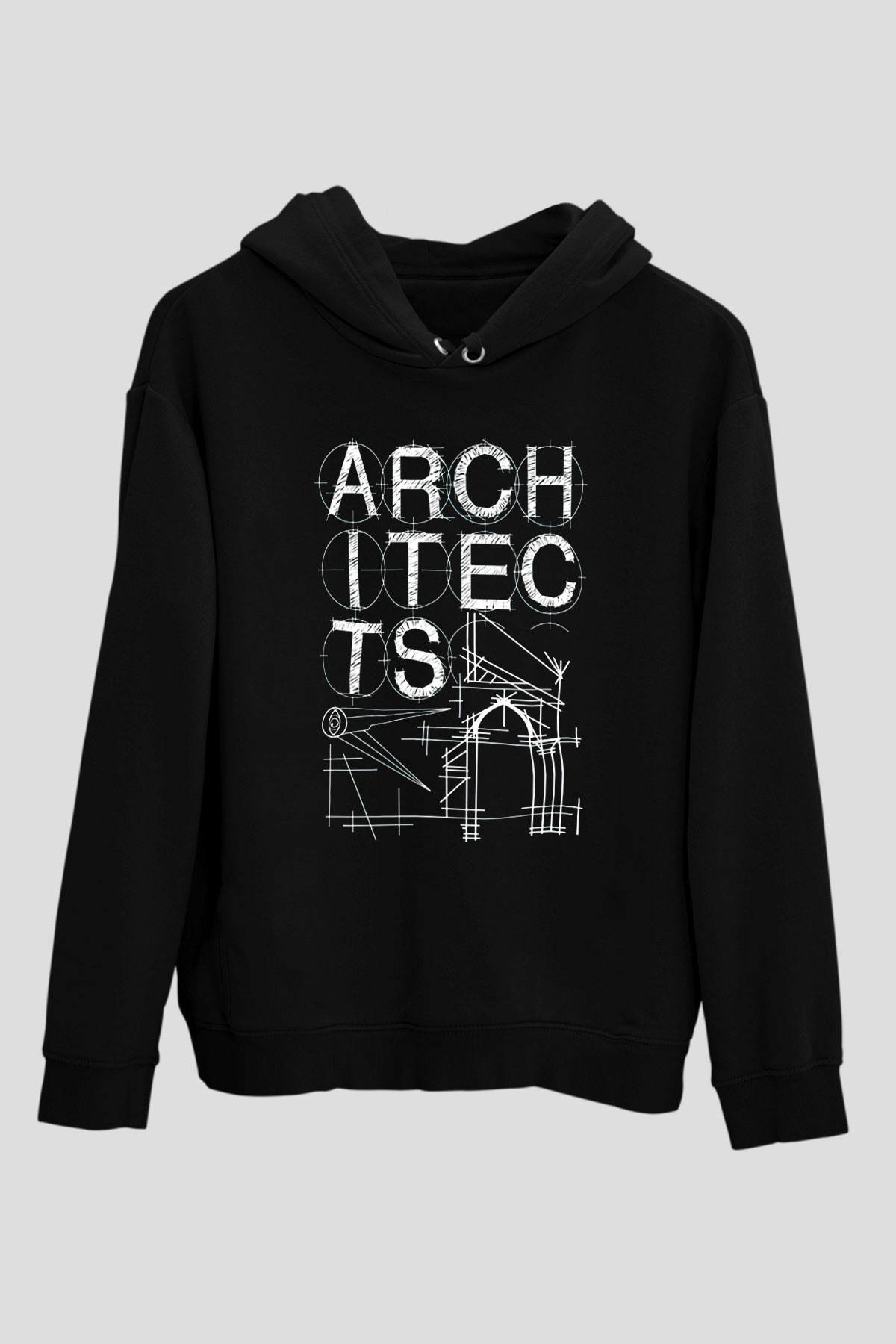Architects Siyah Unisex Hoodie