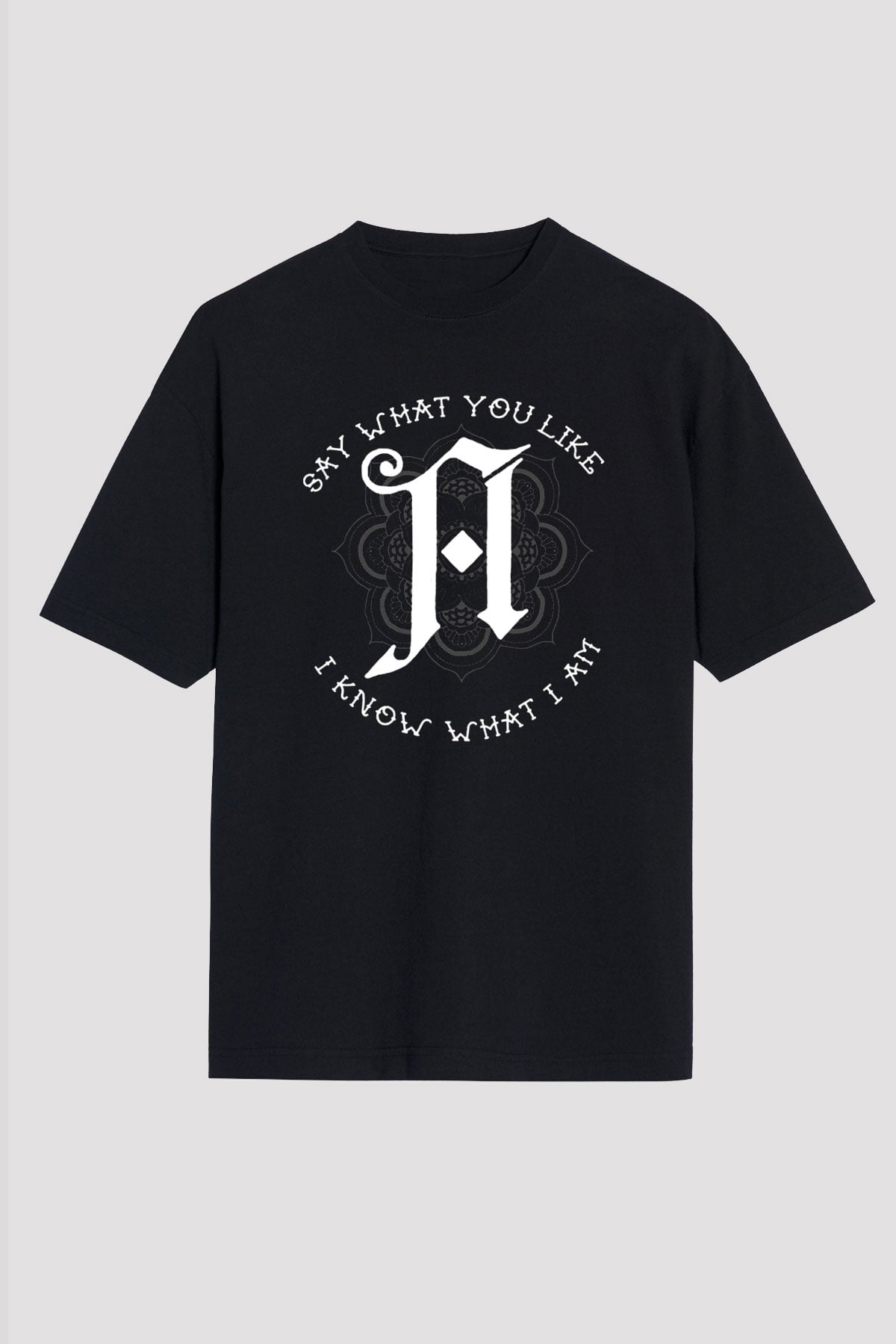 Architects Siyah Unisex Oversize Tişört T-Shirt