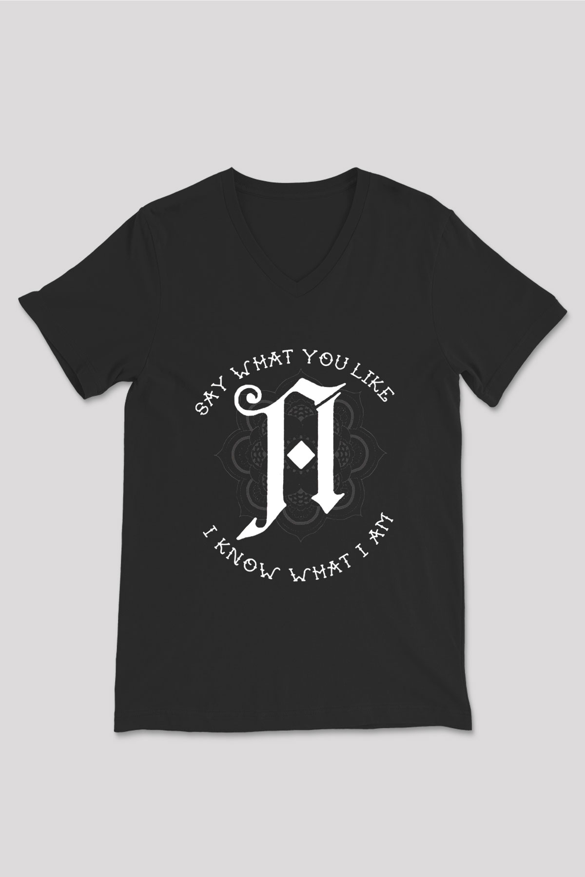 Architects Siyah Unisex V Yaka Tişört T-Shirt