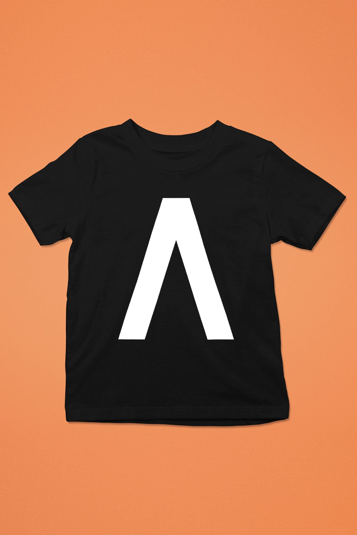 Archive Baskılı Unisex Siyah Çocuk Tişört - Tshirt