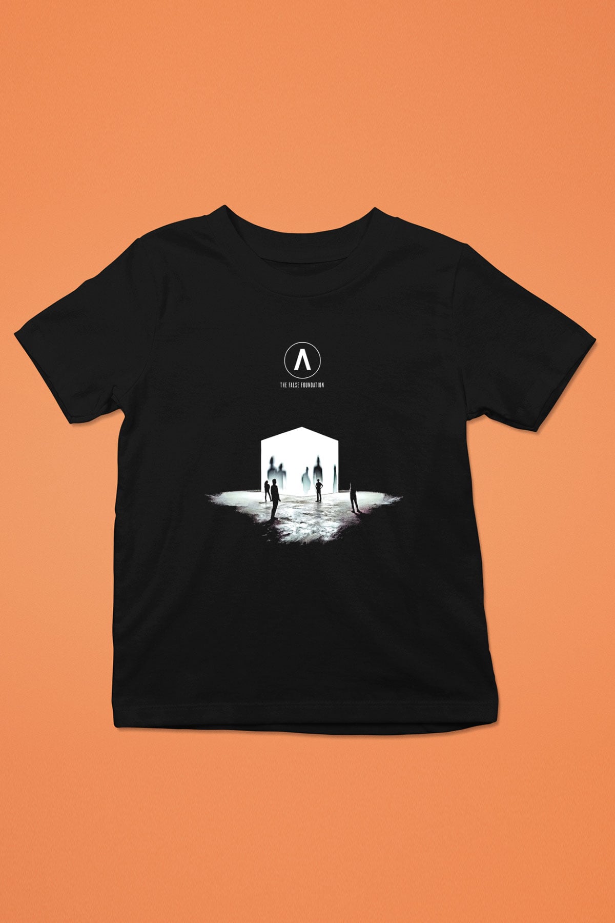 Archive Baskılı Unisex Siyah Çocuk Tişört - Tshirt