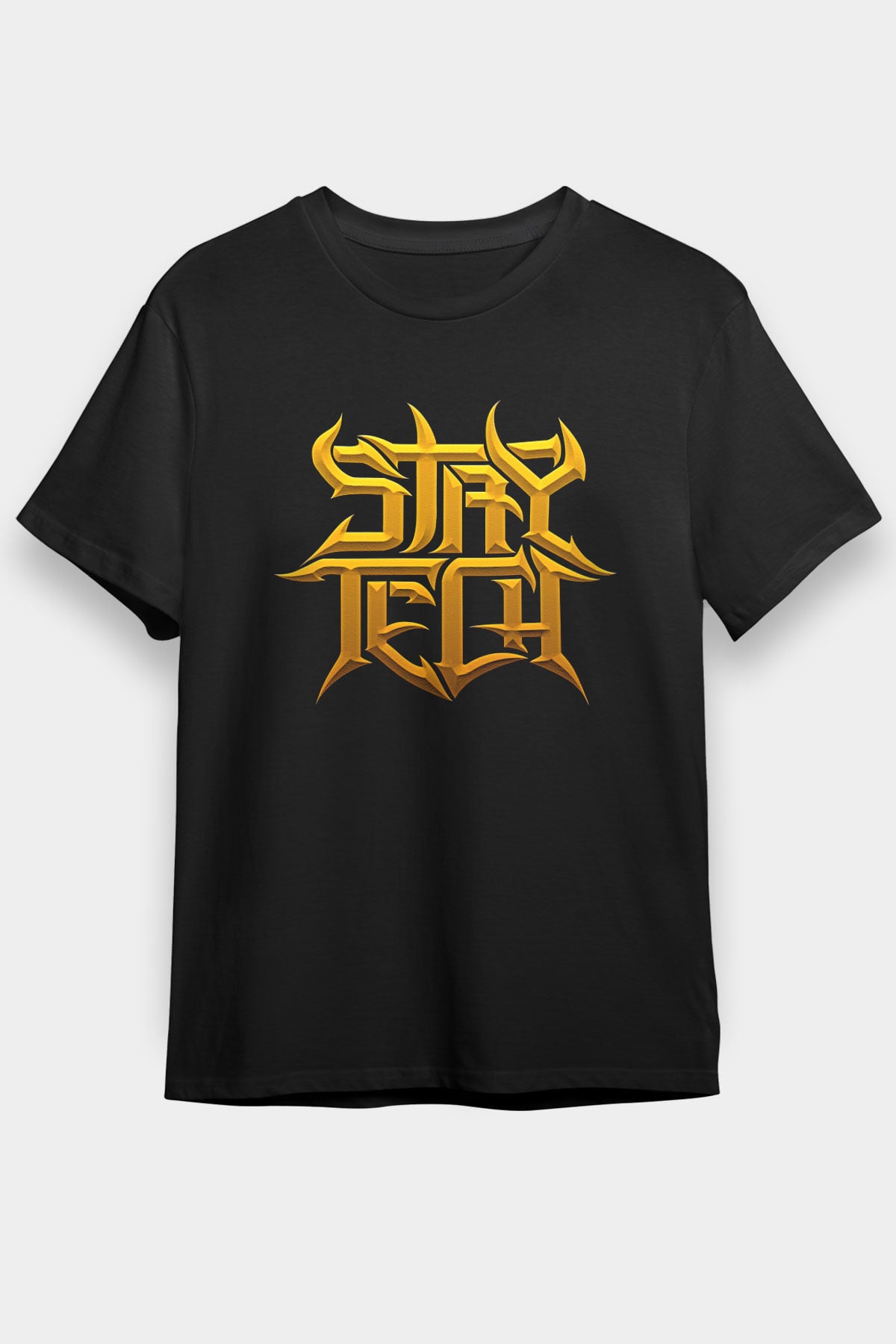 Archspire Baskılı Unisex Siyah Tişört - Tshirt
