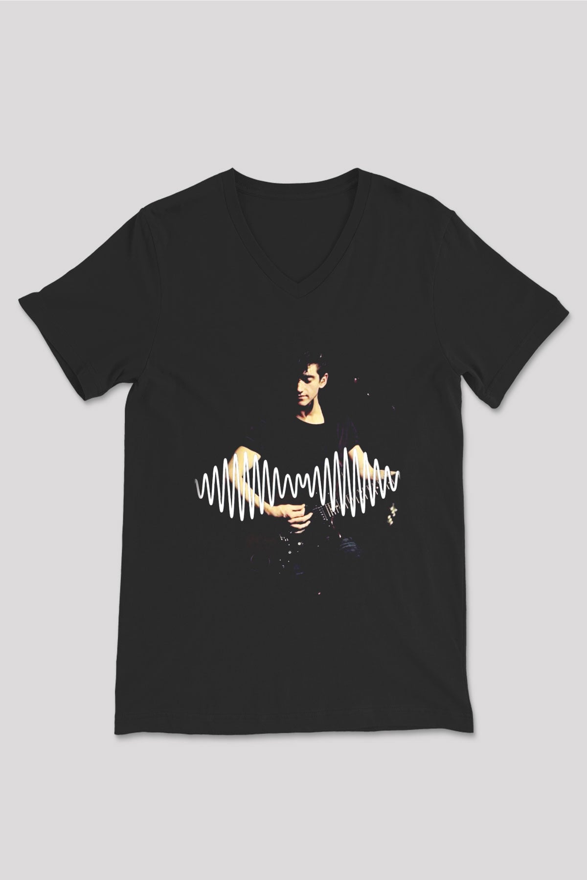 Arctic Monkeys Alex Turner Siyah Unisex V Yaka Tişört