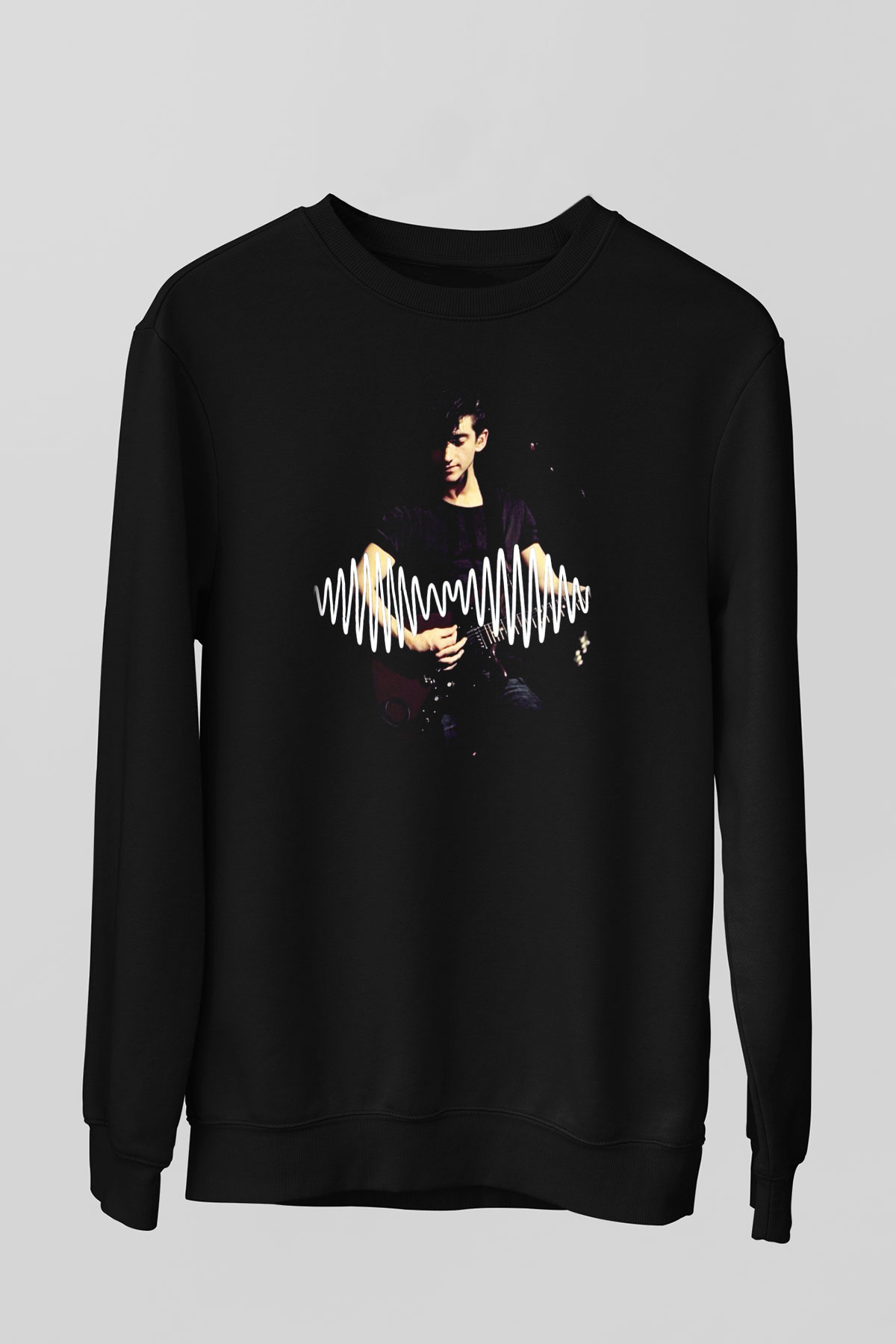 Arctic Monkeys Alex Turner Siyah Unisex Sweatshirt