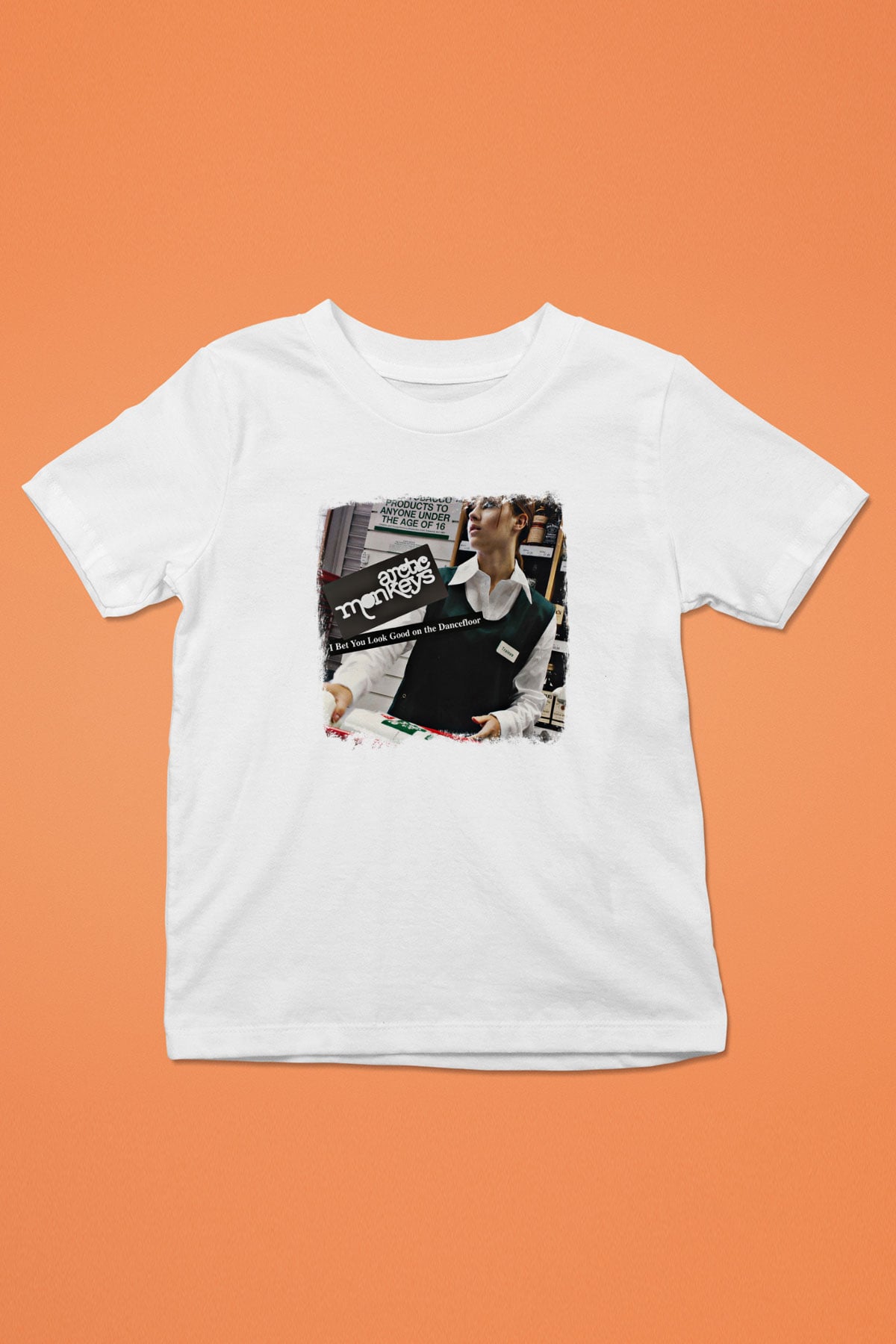Arctic Monkeys Baskılı Unisex Beyaz Çocuk Tişört