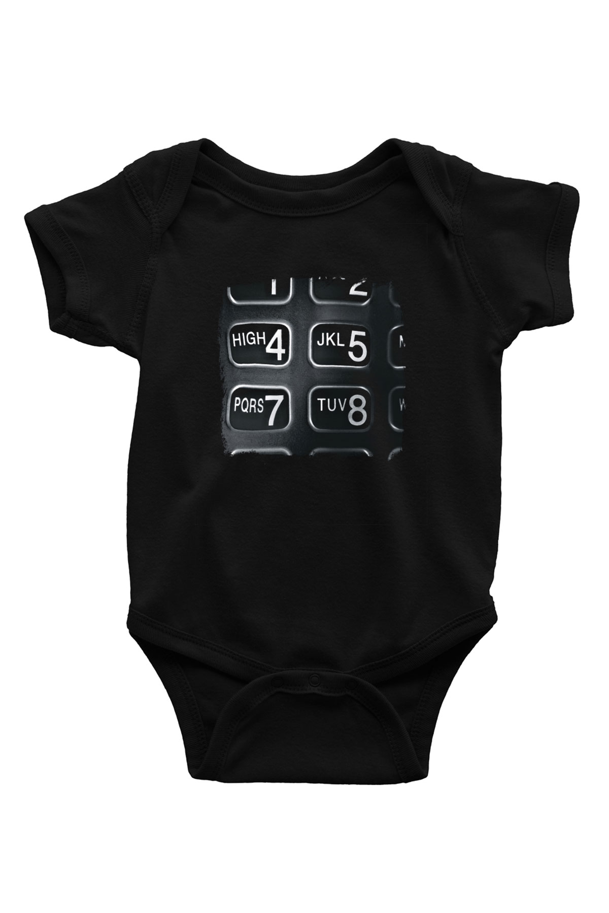 Arctic Monkeys Baskılı Unisex Siyah Bebek Body - Zıbın