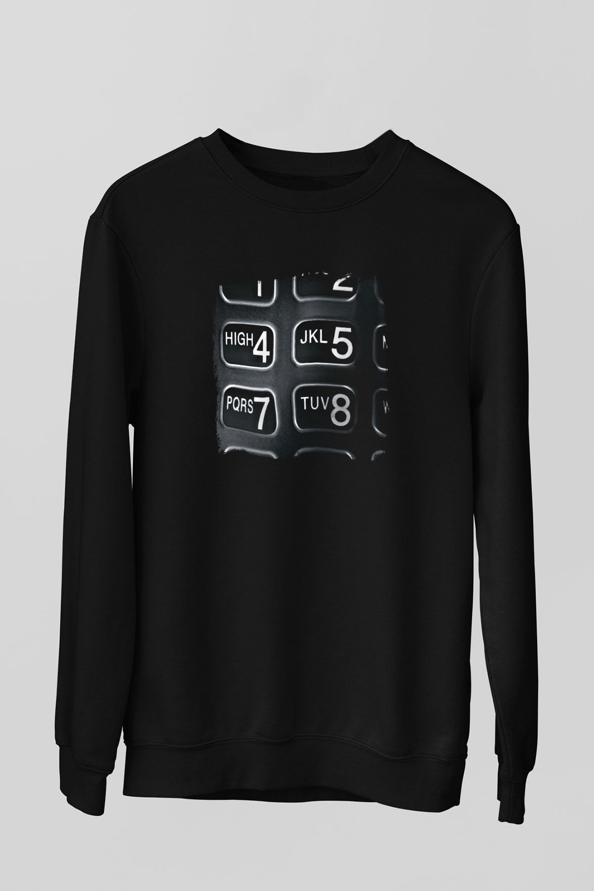 Arctic Monkeys Baskılı Unisex Siyah Sweatshirt