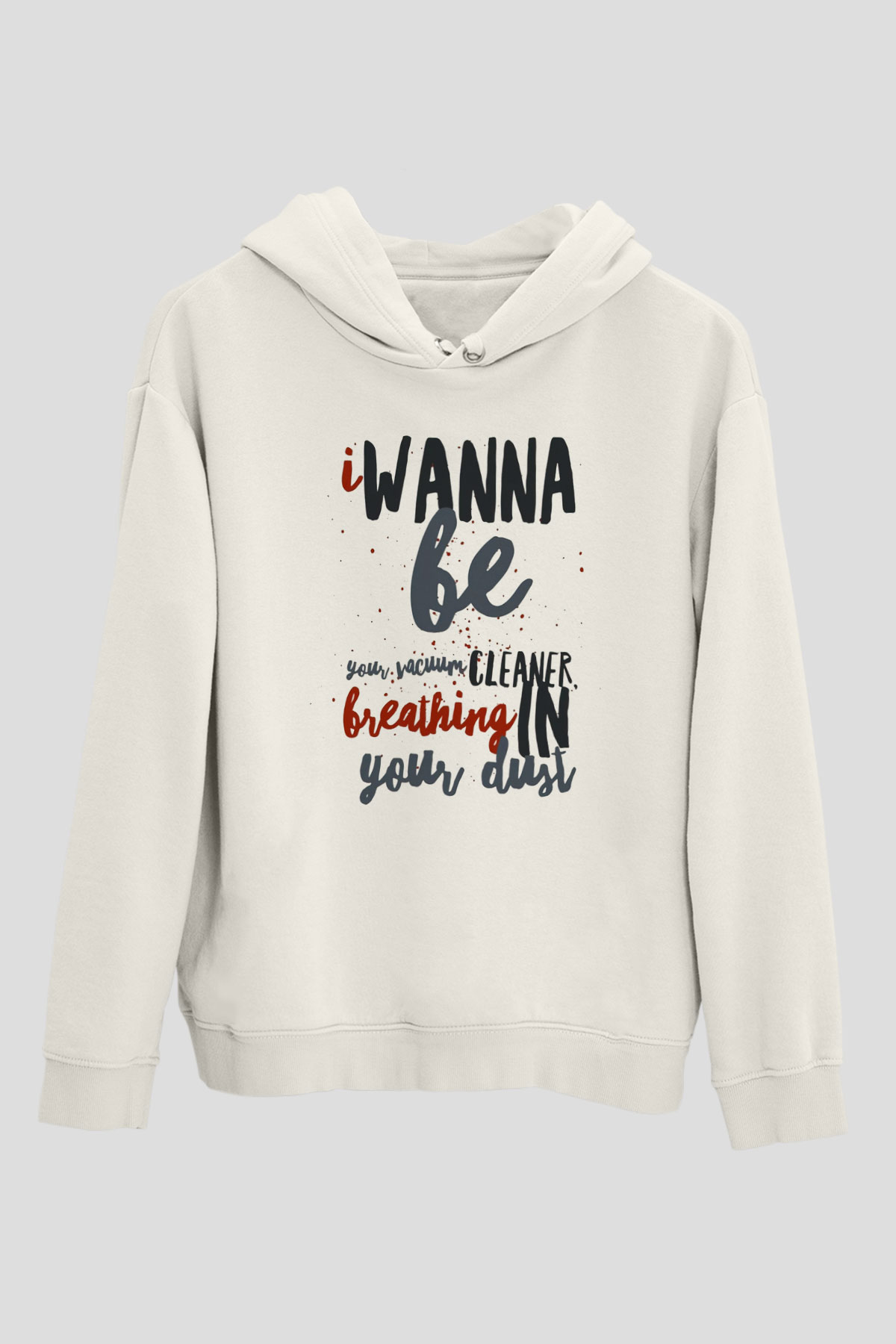 Arctic Monkeys Beyaz Unisex Kapüşonlu Sweatshirt