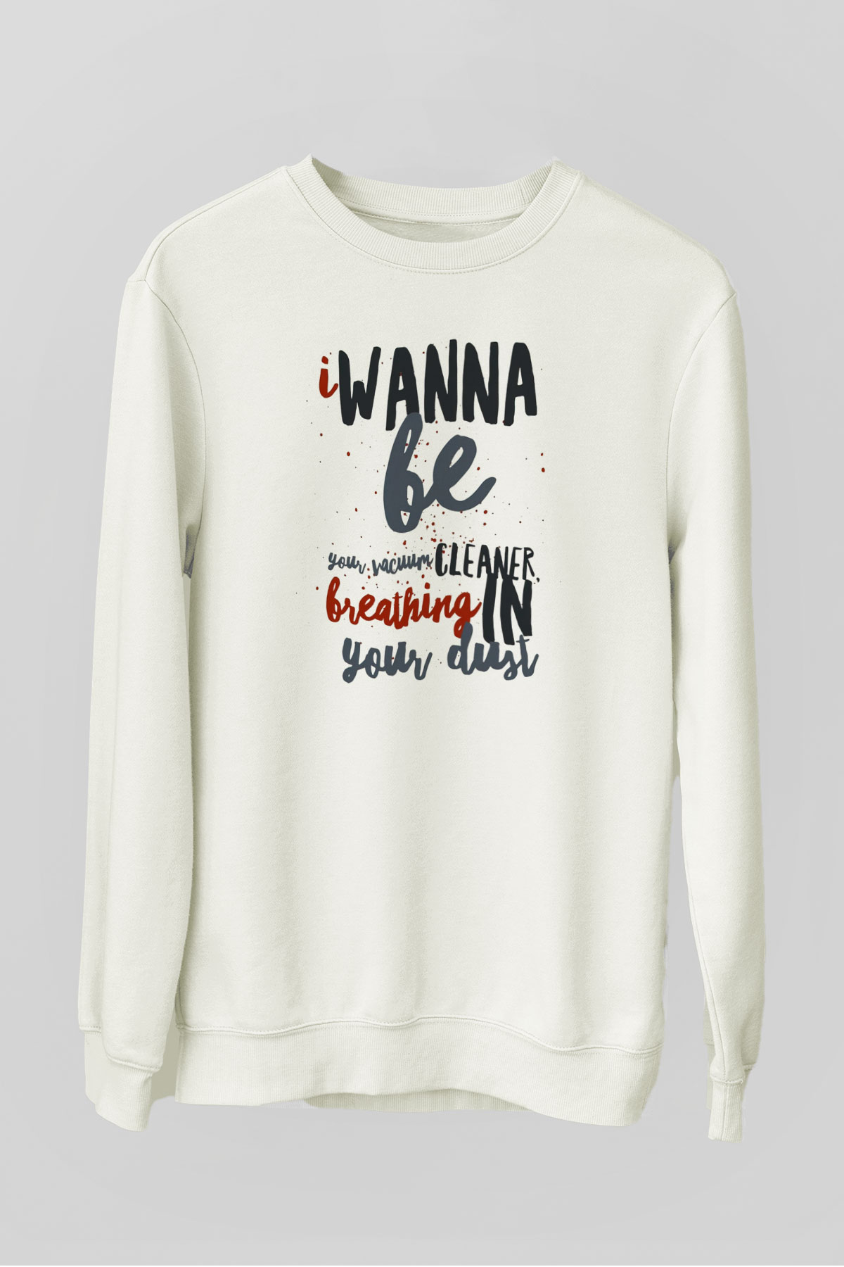 Arctic Monkeys Beyaz Unisex Sweatshirt
