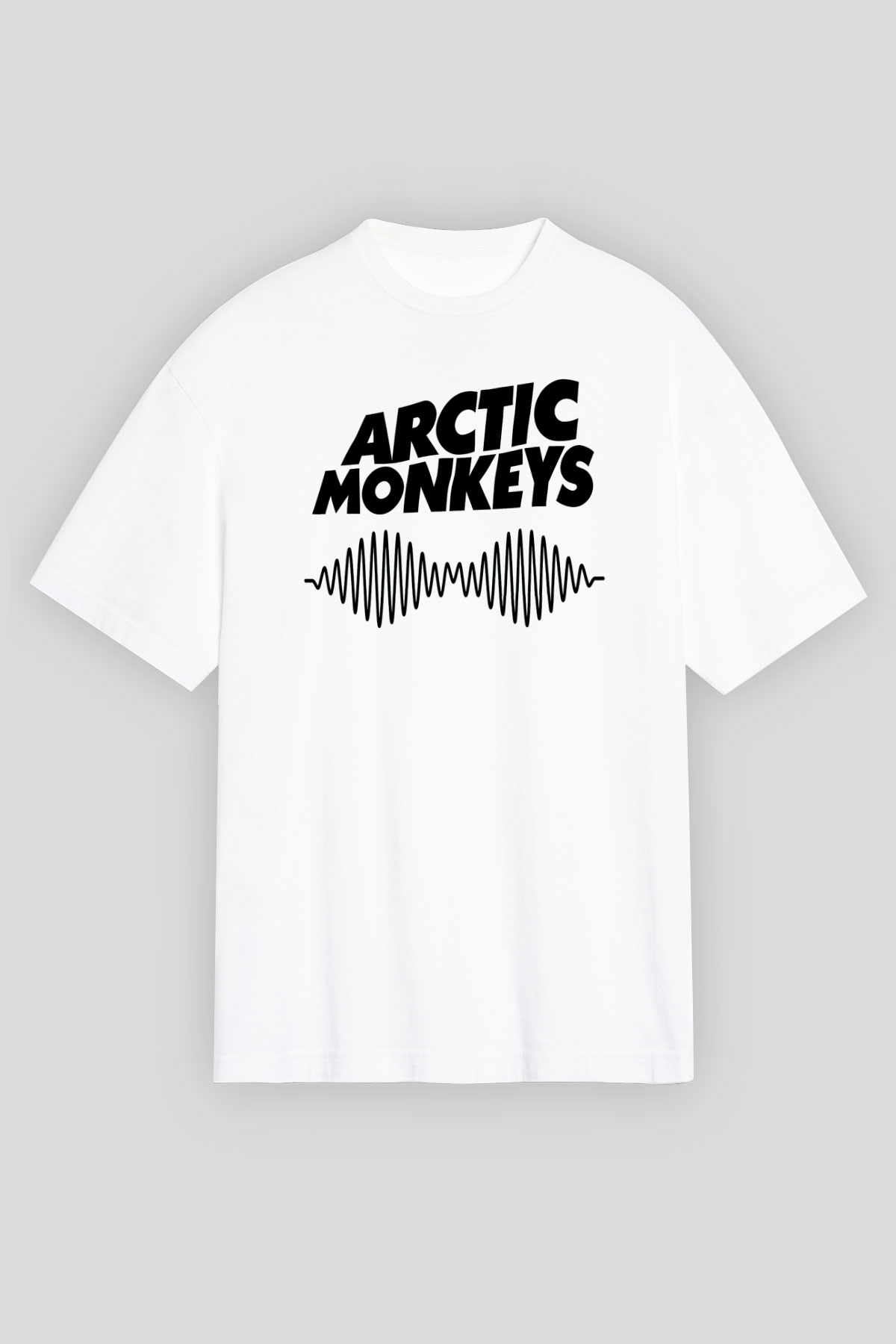 Arctic Monkeys Beyaz Unisex Tişört T-Shirt - TişörtFabrikası