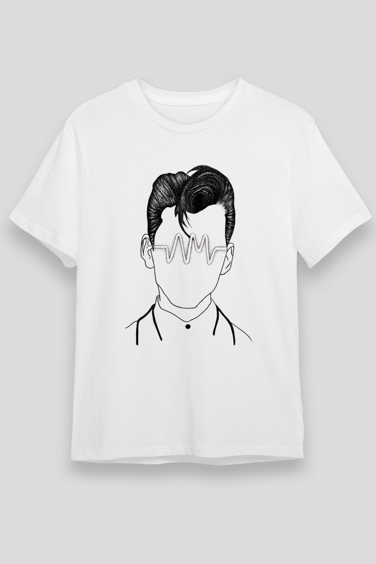 Arctic Monkeys Beyaz Unisex Tişört T-Shirt - TişörtFabrikası