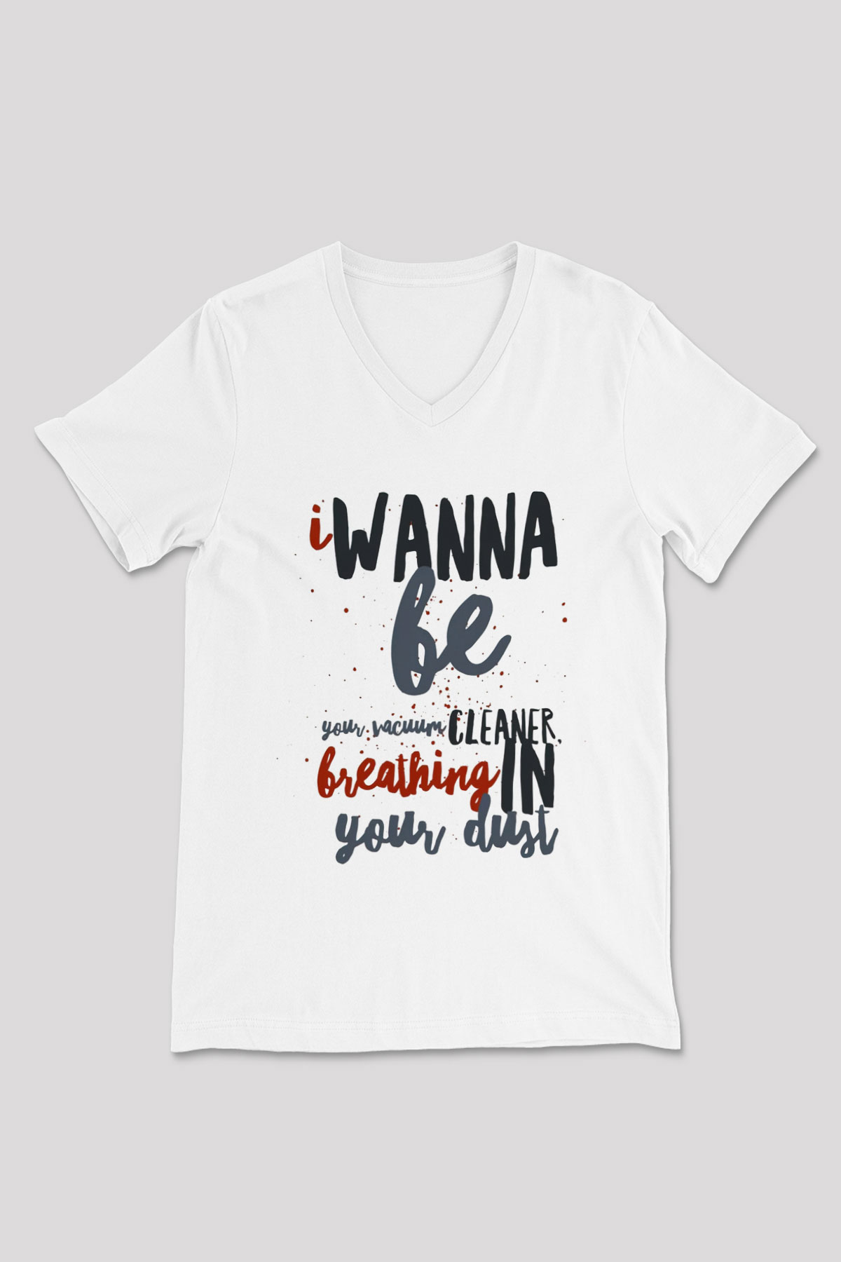 Arctic Monkeys Beyaz Unisex V Yaka Tişört