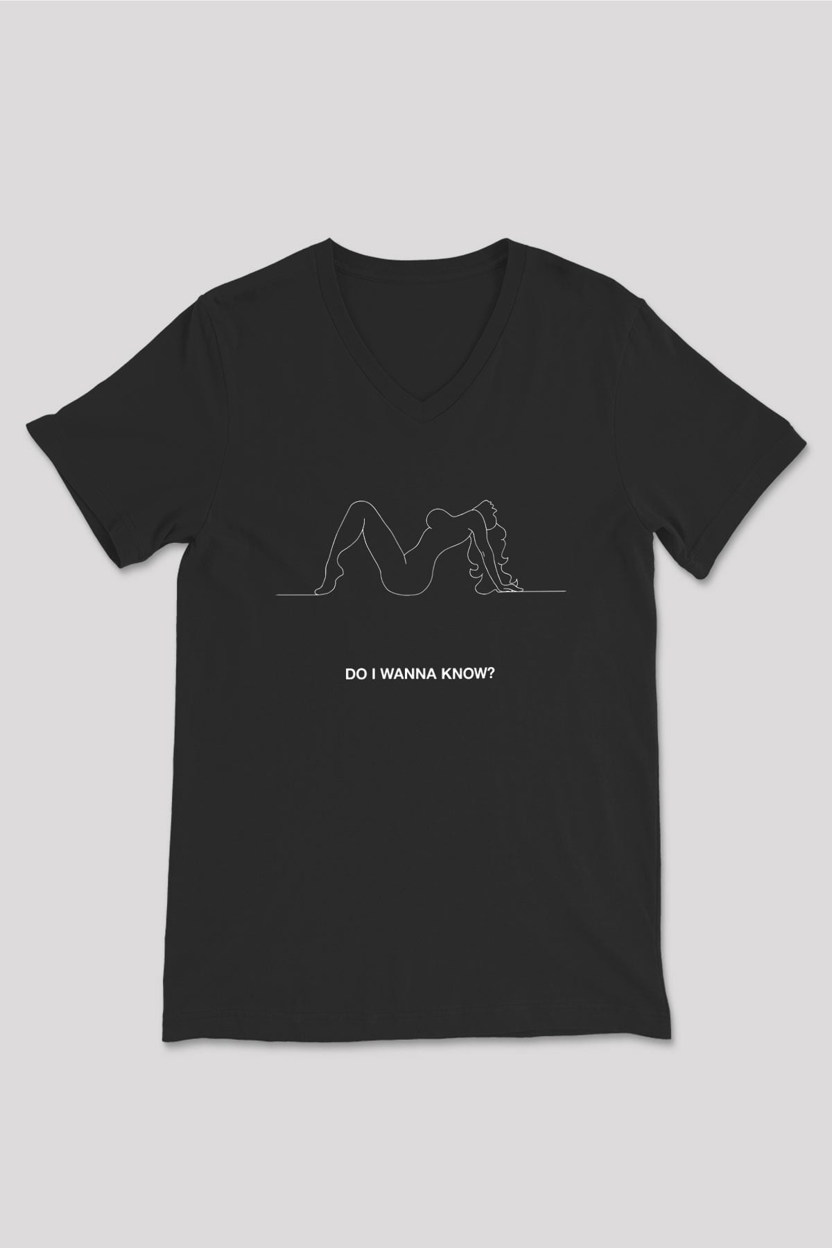 Arctic Monkeys Do I Wanna Know Siyah Unisex V Yaka Tişört