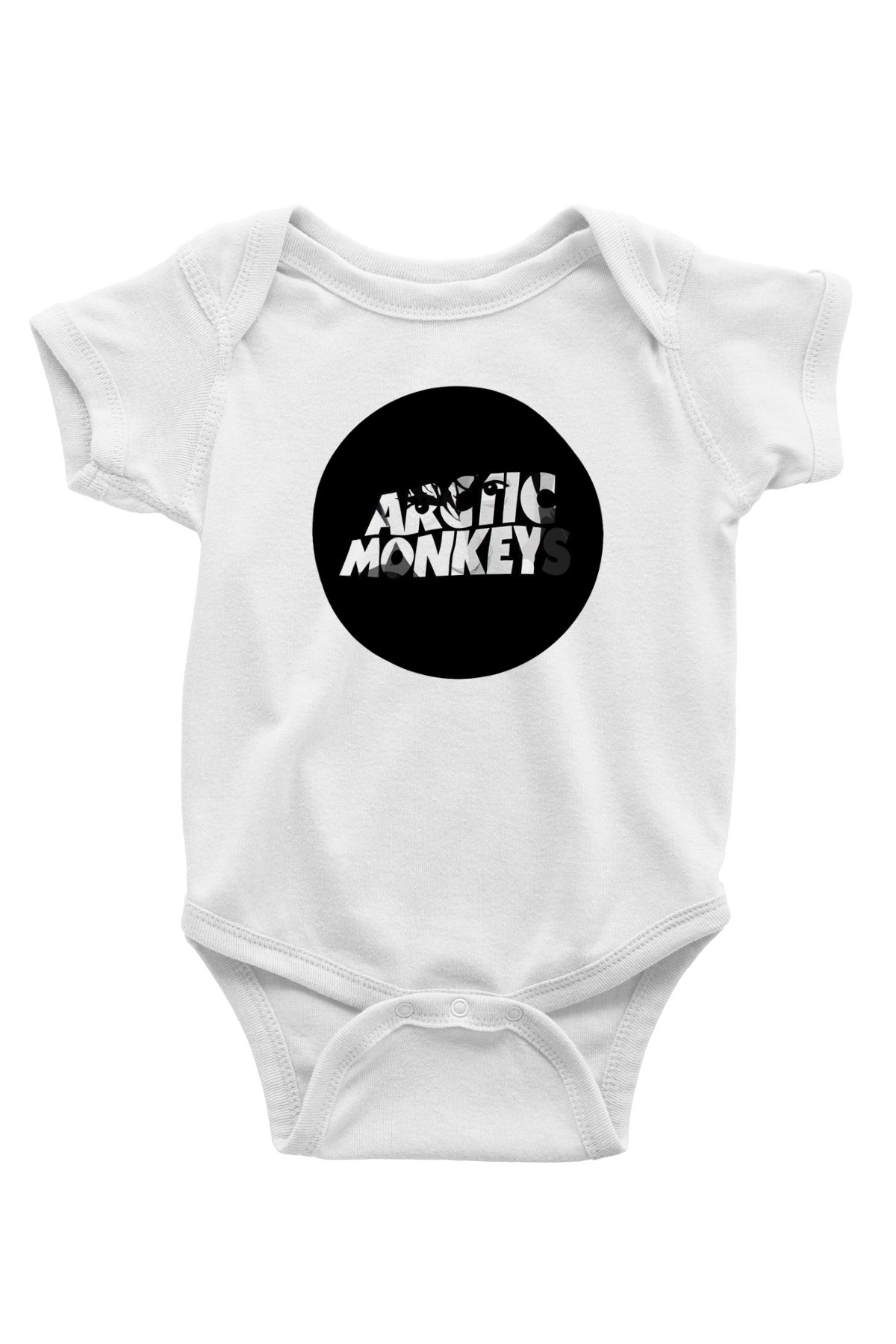 Arctic Monkeys Logo Beyaz Bebek Body - Zıbın