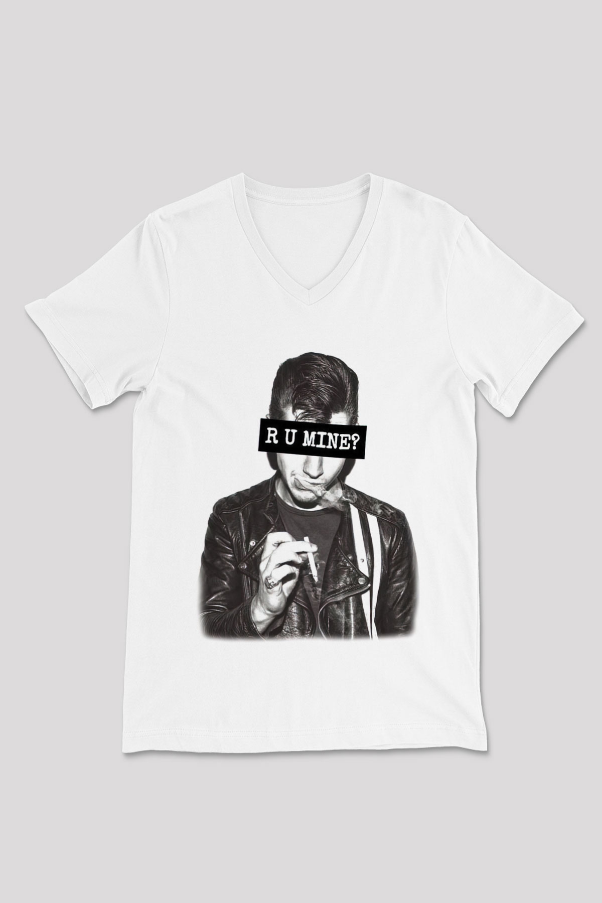 Arctic Monkeys R U Mine Anticipation Beyaz Unisex V Yaka Tişört