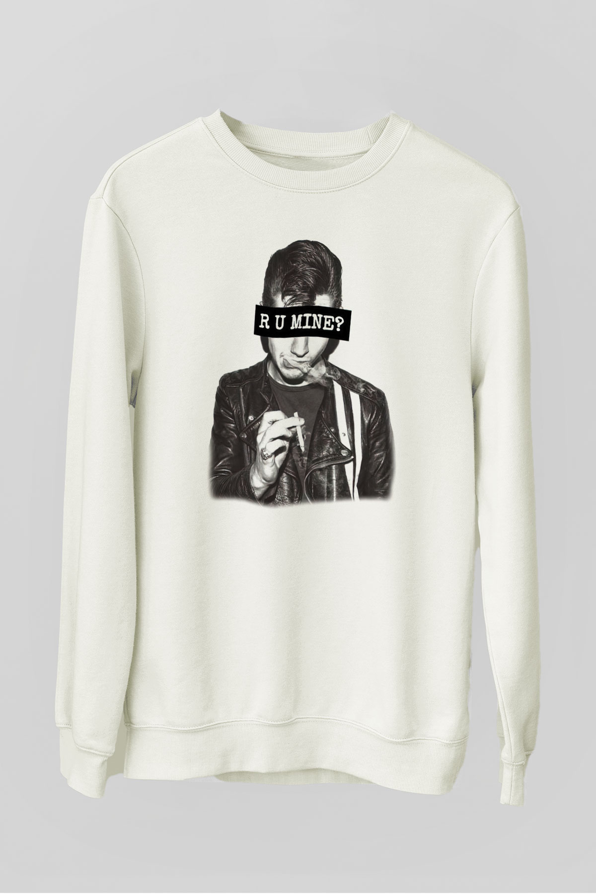 Arctic Monkeys R U Mine Anticipation Beyaz Unisex Sweatshirt