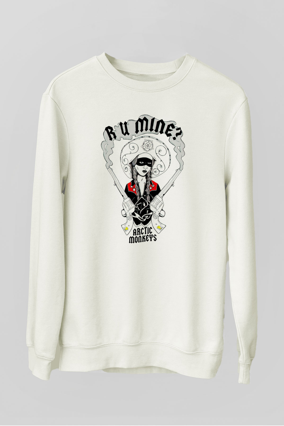 Arctic Monkeys R U Mine Beyaz Unisex Sweatshirt