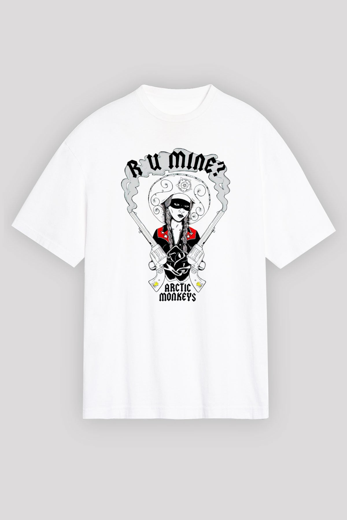 Arctic Monkeys R U Mine Beyaz Unisex Tişört T-Shirt - TişörtFabrikası