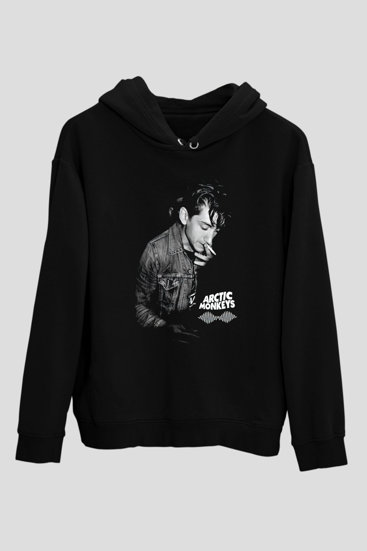 Arctic Monkeys Siyah Unisex Kapüşonlu Sweatshirt