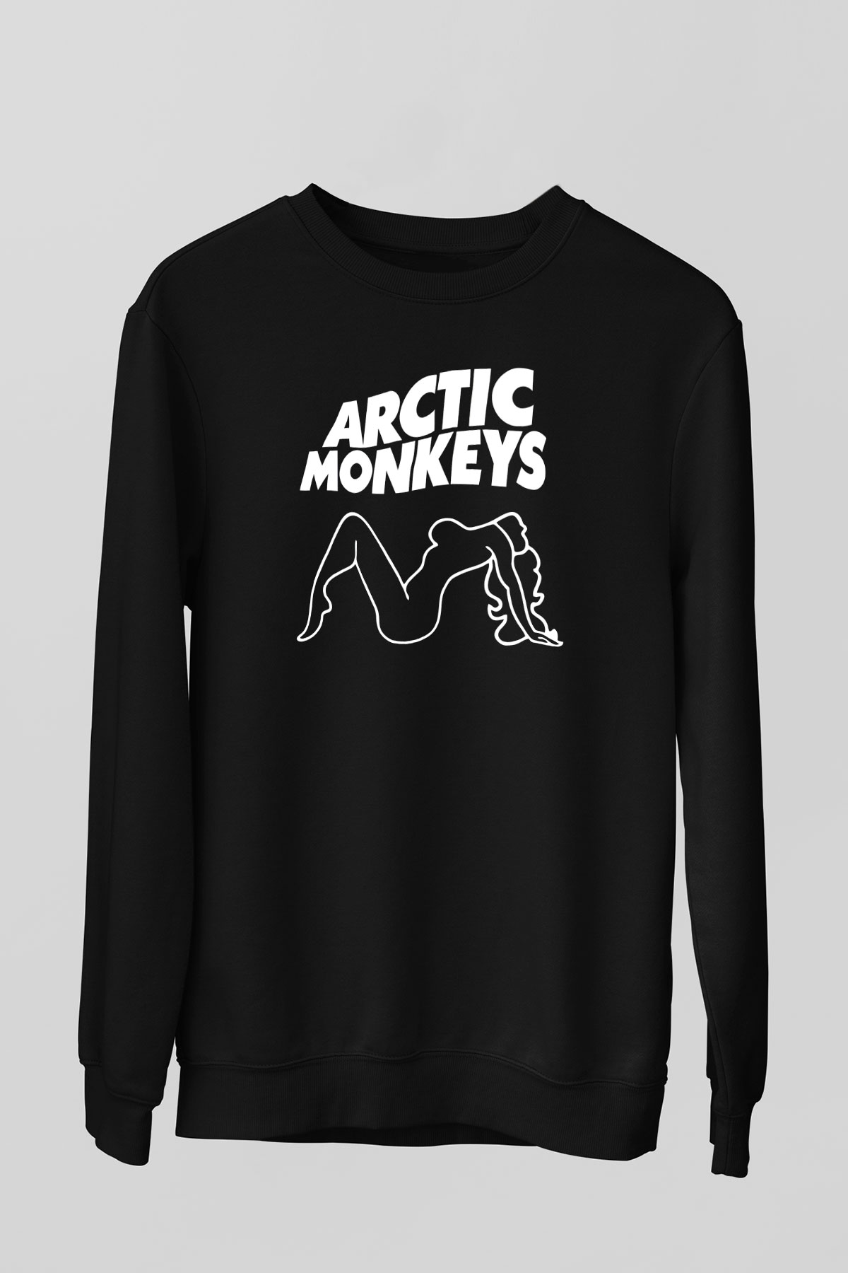 Arctic Monkeys Siyah Unisex Sweatshirt