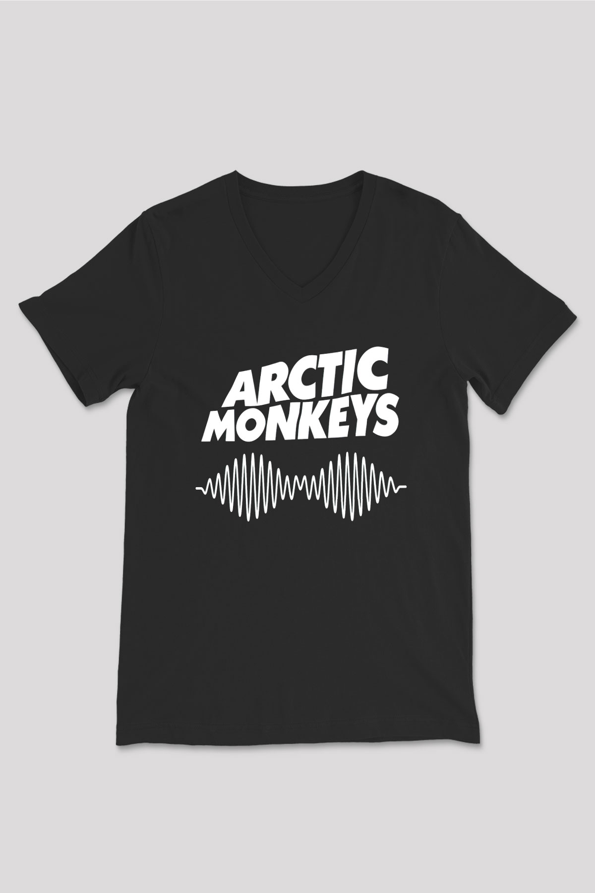 Arctic Monkeys Siyah Unisex V Yaka Tişört