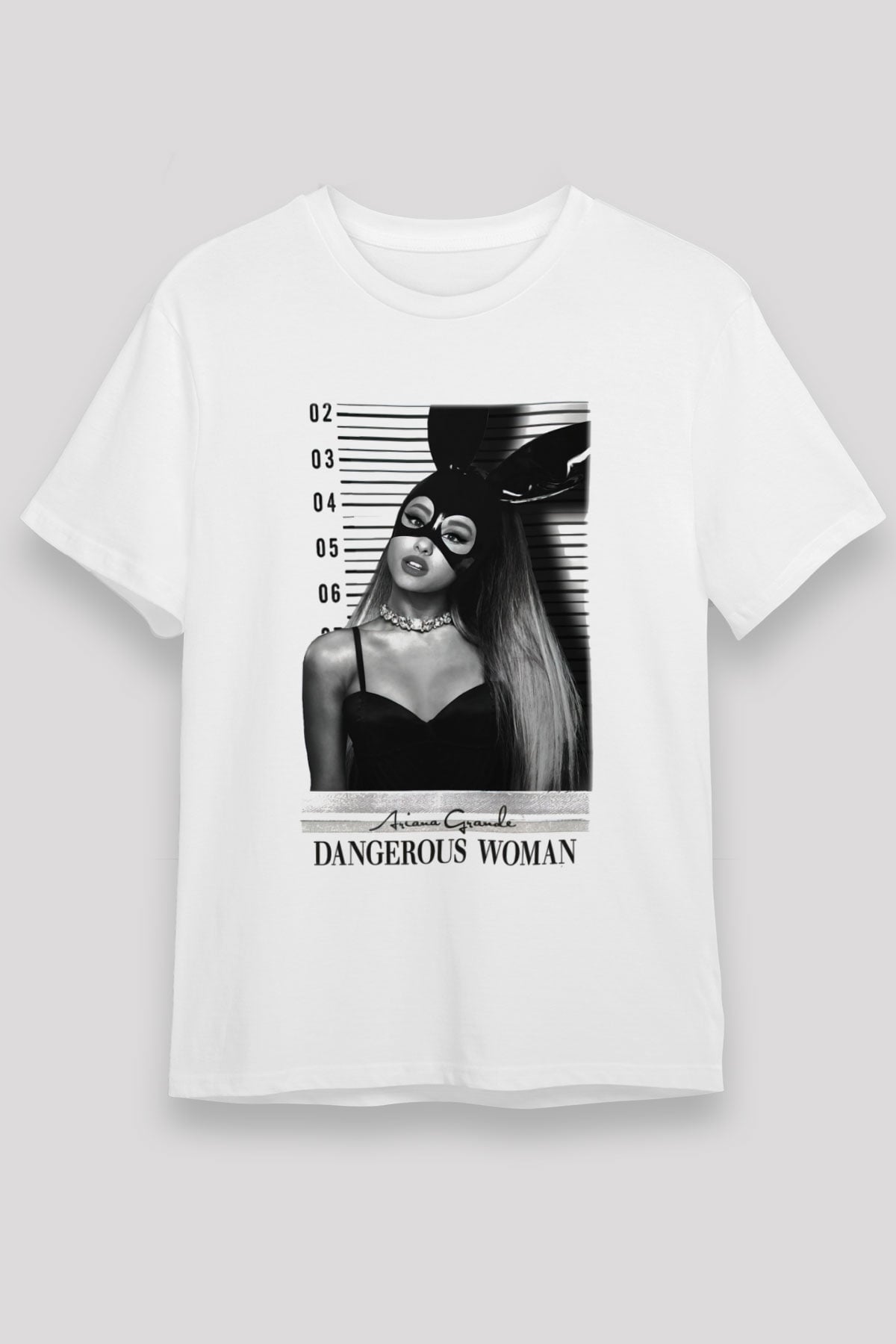 Ariana Grande Beyaz Unisex Tişört T-Shirt - TişörtFabrikası
