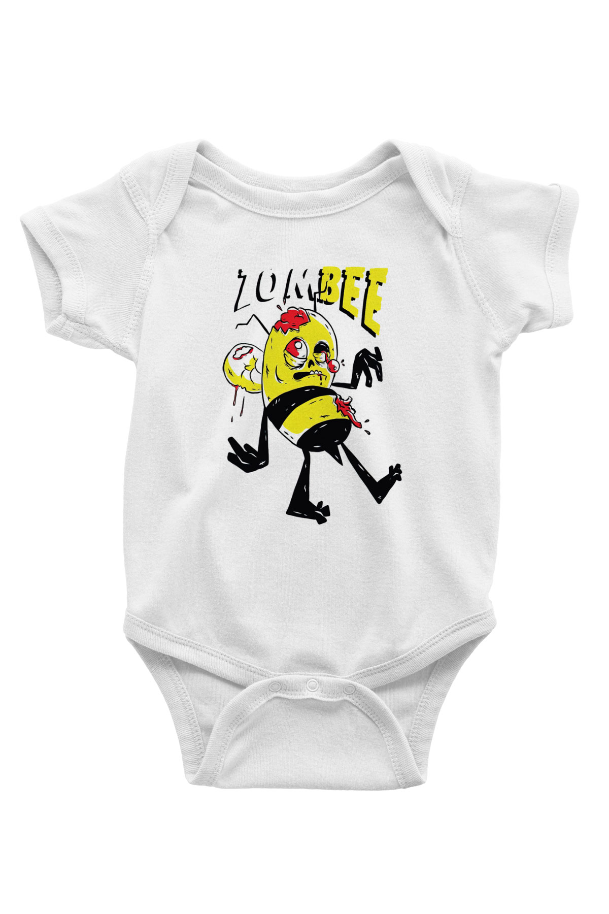 Arıcı Beyaz Bebek Body - Zıbın