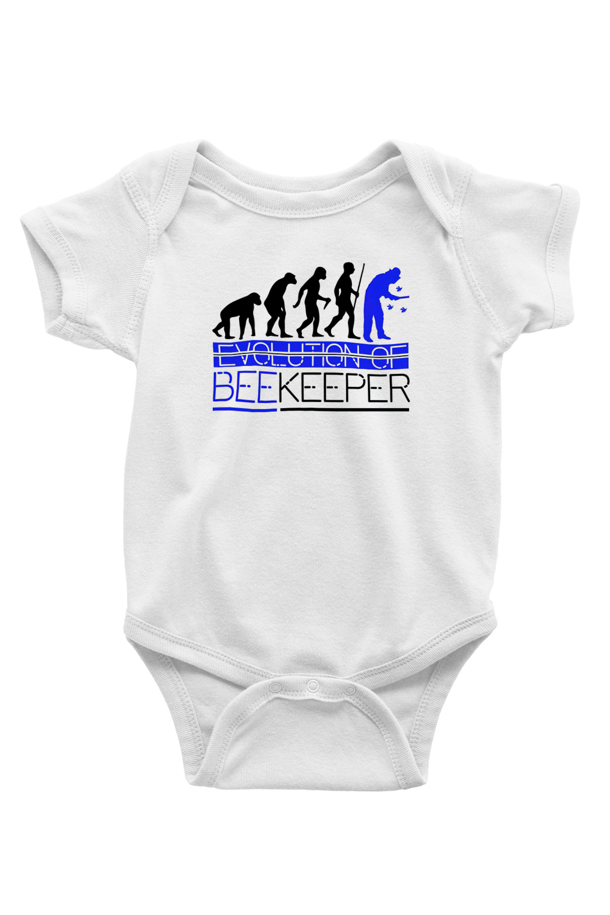 Arıcı Beyaz Bebek Body - Zıbın