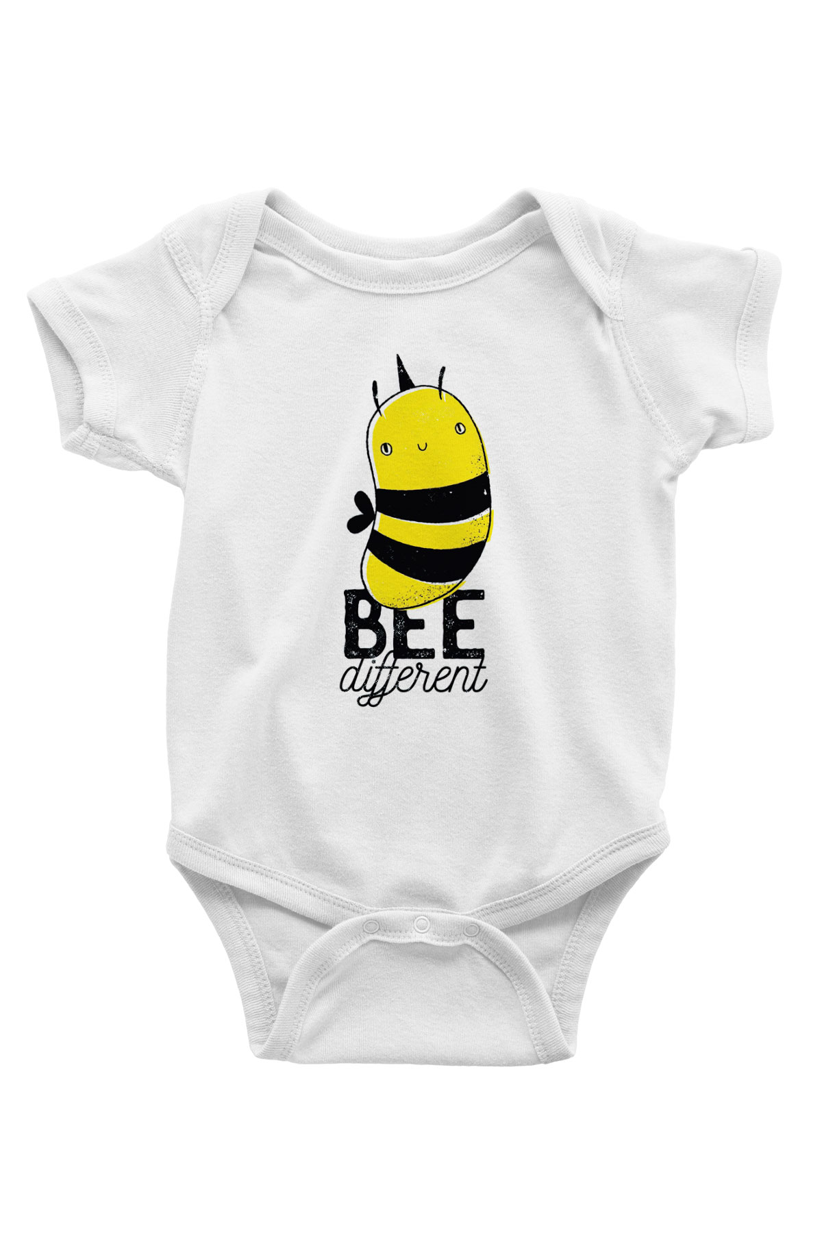 Arıcı Beyaz Bebek Body - Zıbın