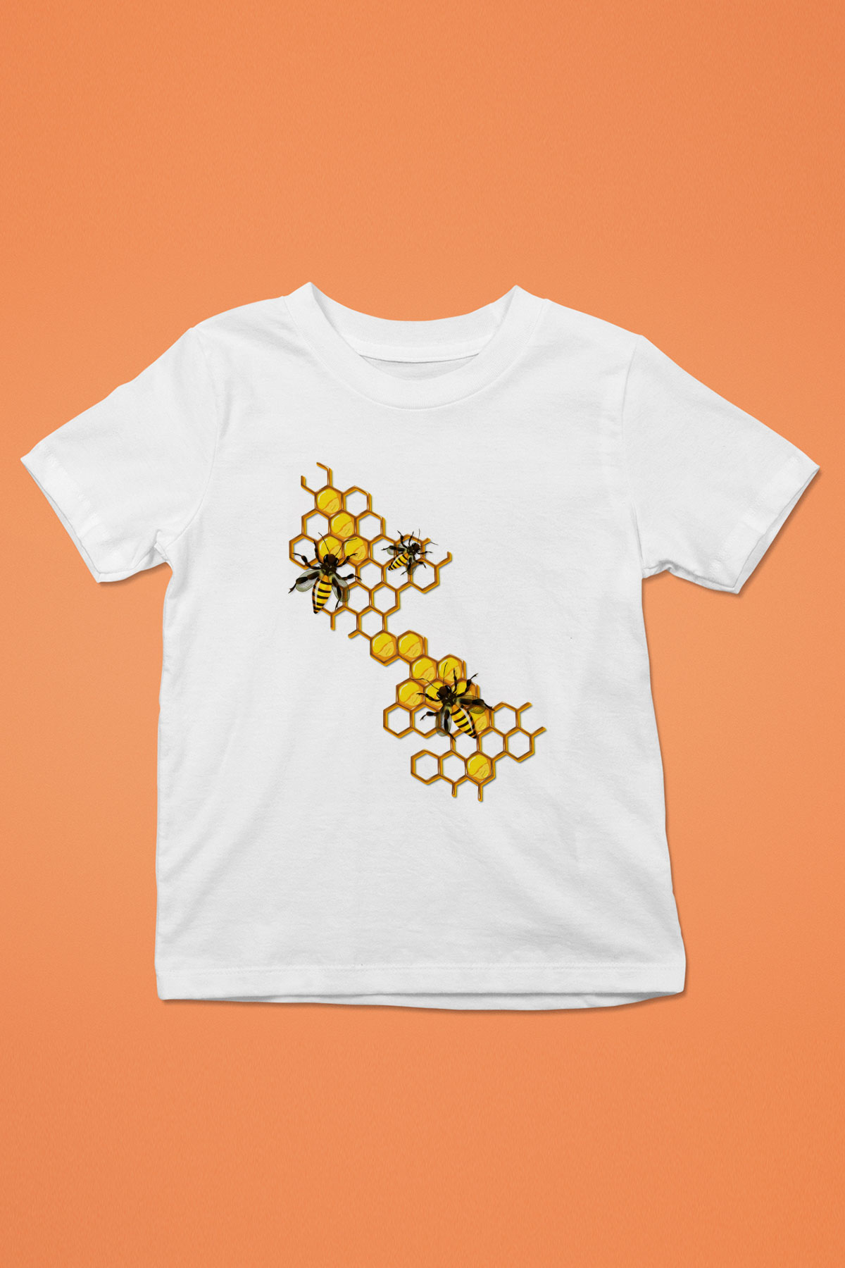 Arıcı Beyaz Unisex Çocuk Tişört
