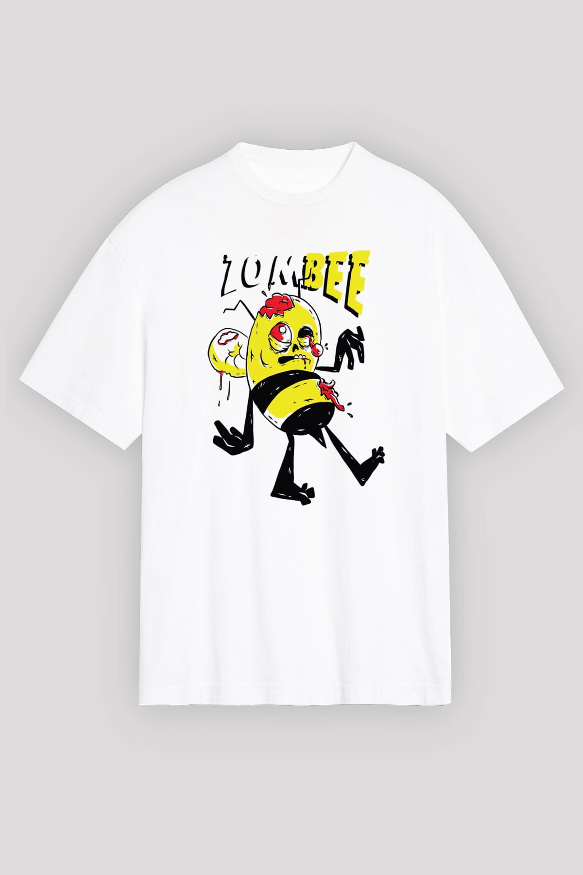 Arıcı Beyaz Unisex Tişört T-Shirt - TişörtFabrikası