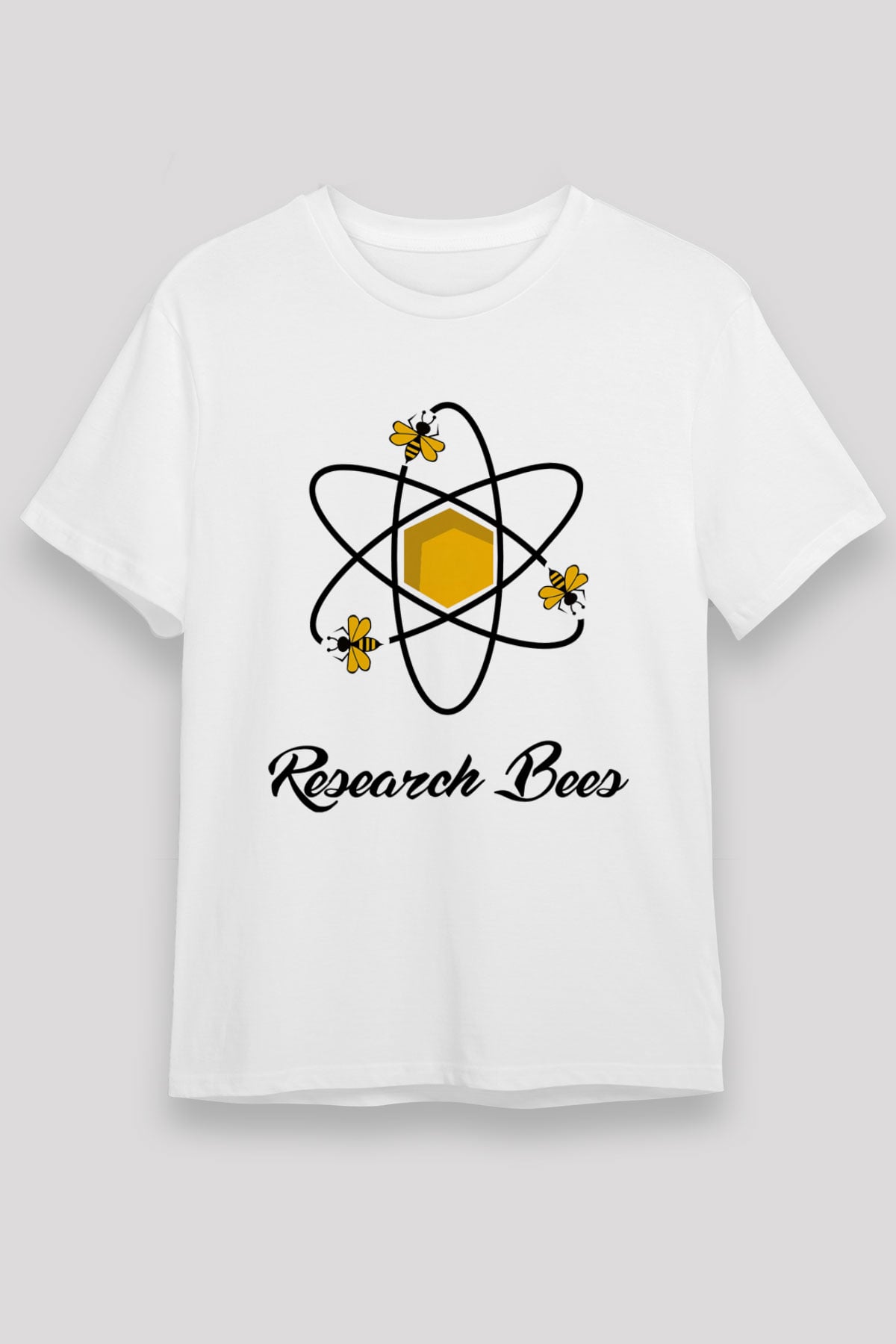 Arıcı Beyaz Unisex Tişört T-Shirt - TişörtFabrikası
