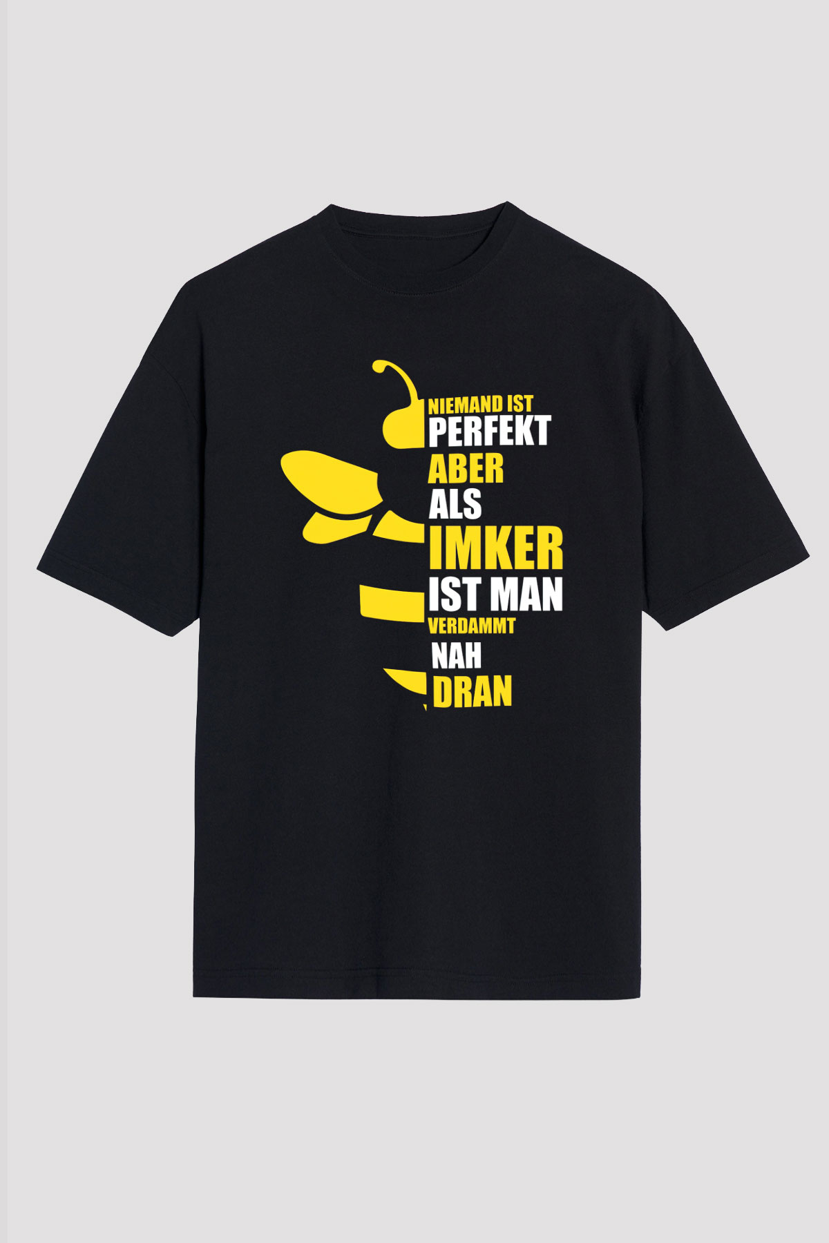 Arıcı Siyah Unisex Tişört T-Shirt - TişörtFabrikası