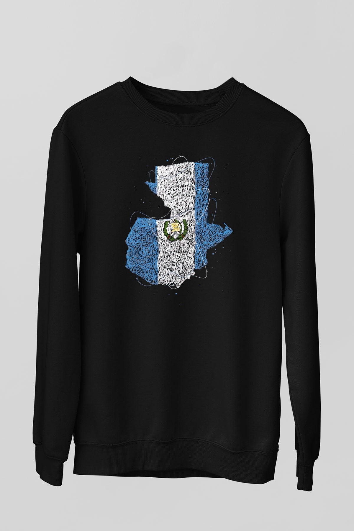Arjantin Siyah Unisex Sweatshirt