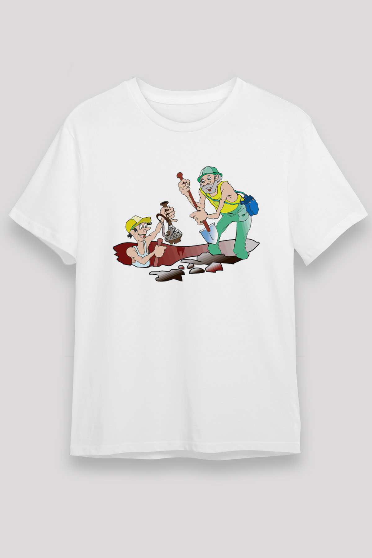 Arkeolog Beyaz Unisex Tişört T-Shirt - TişörtFabrikası