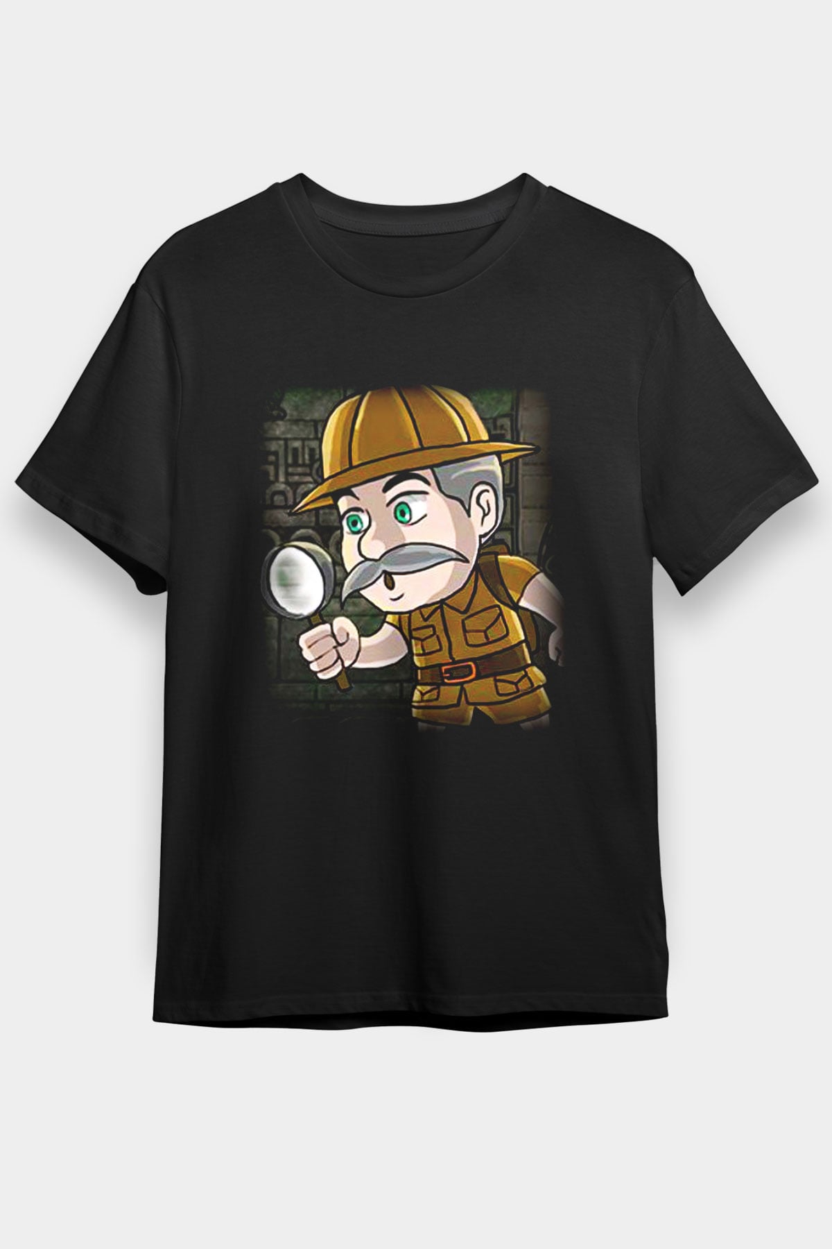 Arkeolog Siyah Unisex Tişört T-Shirt - TişörtFabrikası