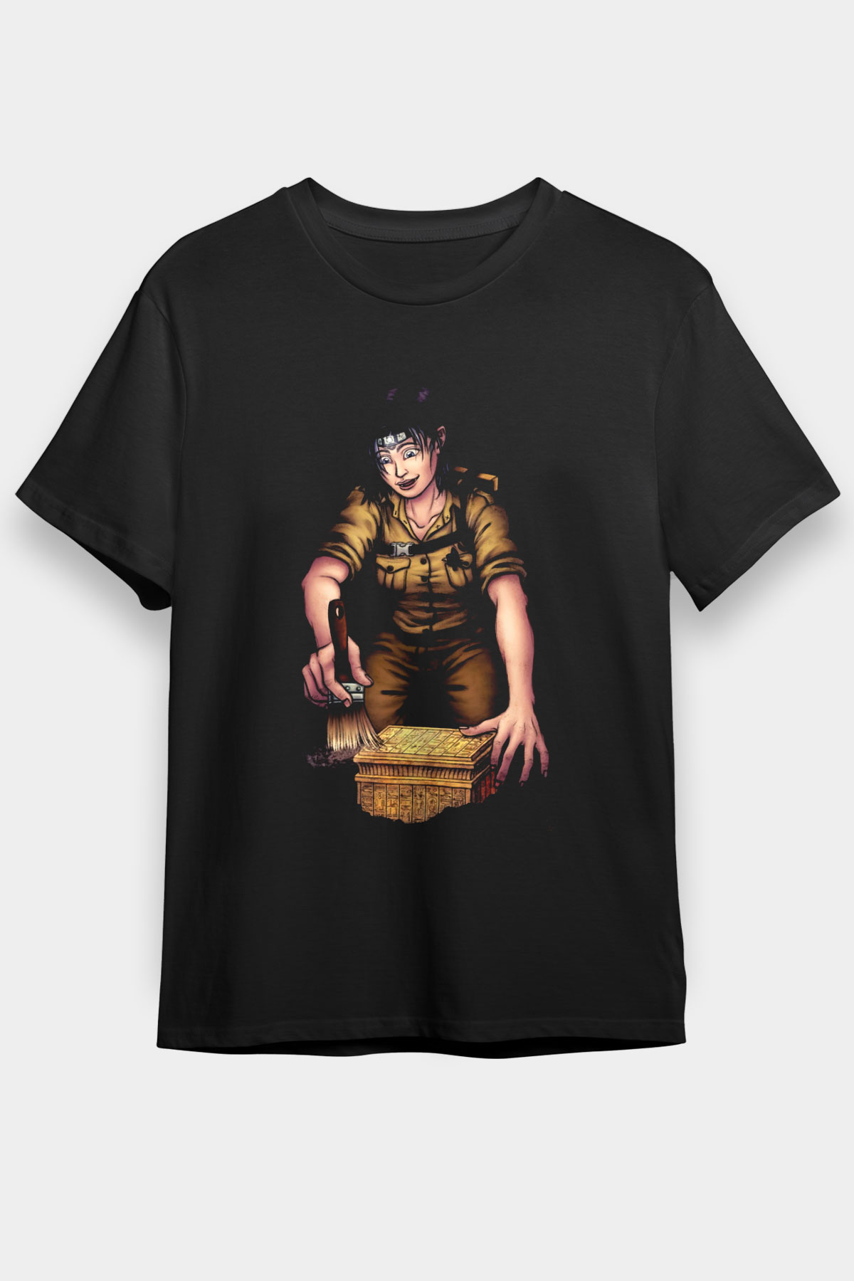 Arkeolog Siyah Unisex Tişört T-Shirt - TişörtFabrikası