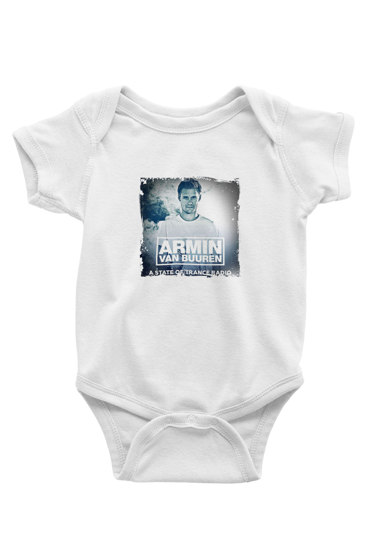 Armin Van Buuren Baskılı Beyaz Bebek Body - Zıbın