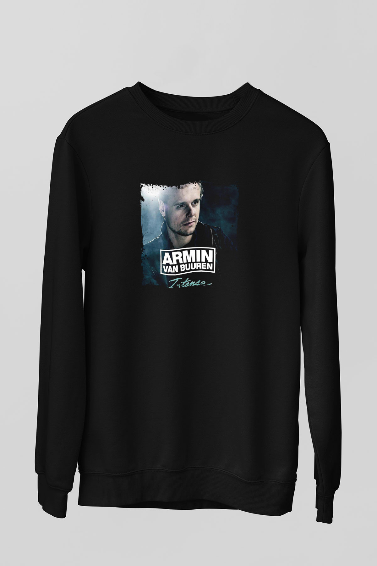 Armin Van Buuren Baskılı Unisex Siyah Sweatshirt