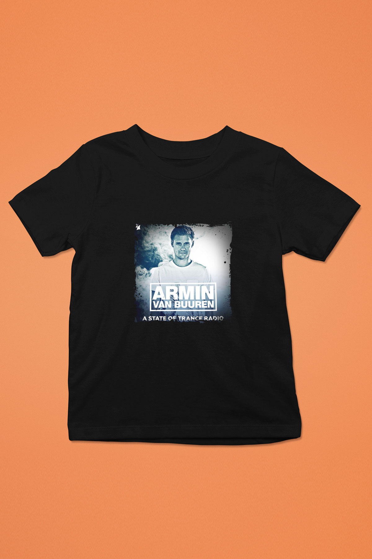 Armin Van Buuren Baskılı Unisex Siyah Çocuk Tişört