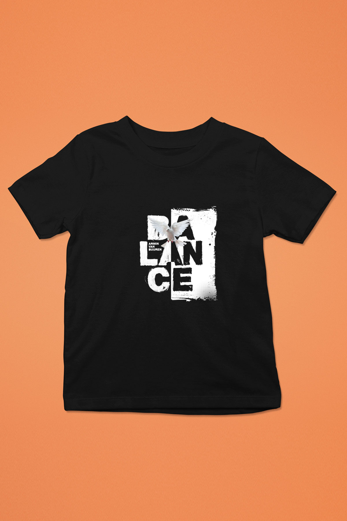 Armin Van Buuren Baskılı Unisex Siyah Çocuk Tişört
