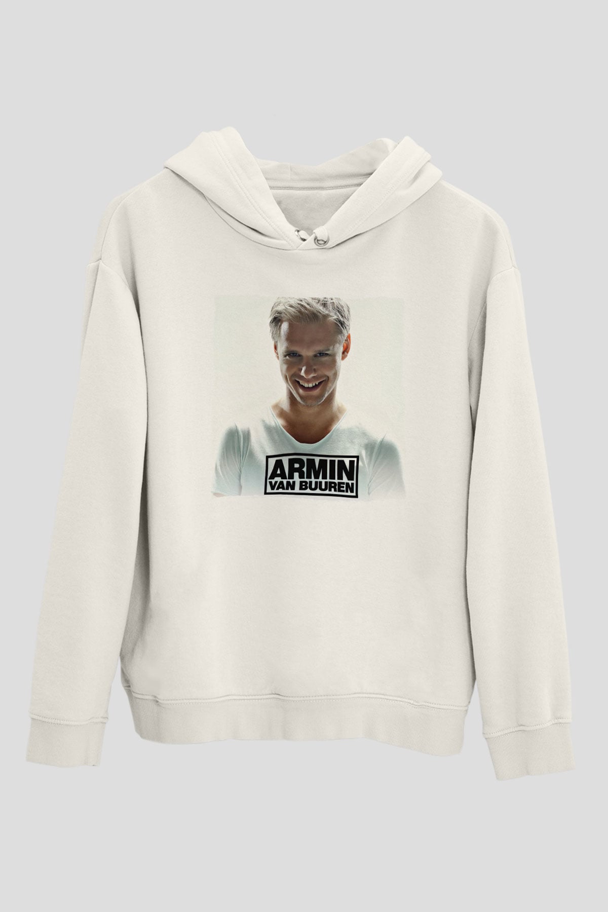 Armin Van Buuren Beyaz Unisex Kapüşonlu Sweatshirt