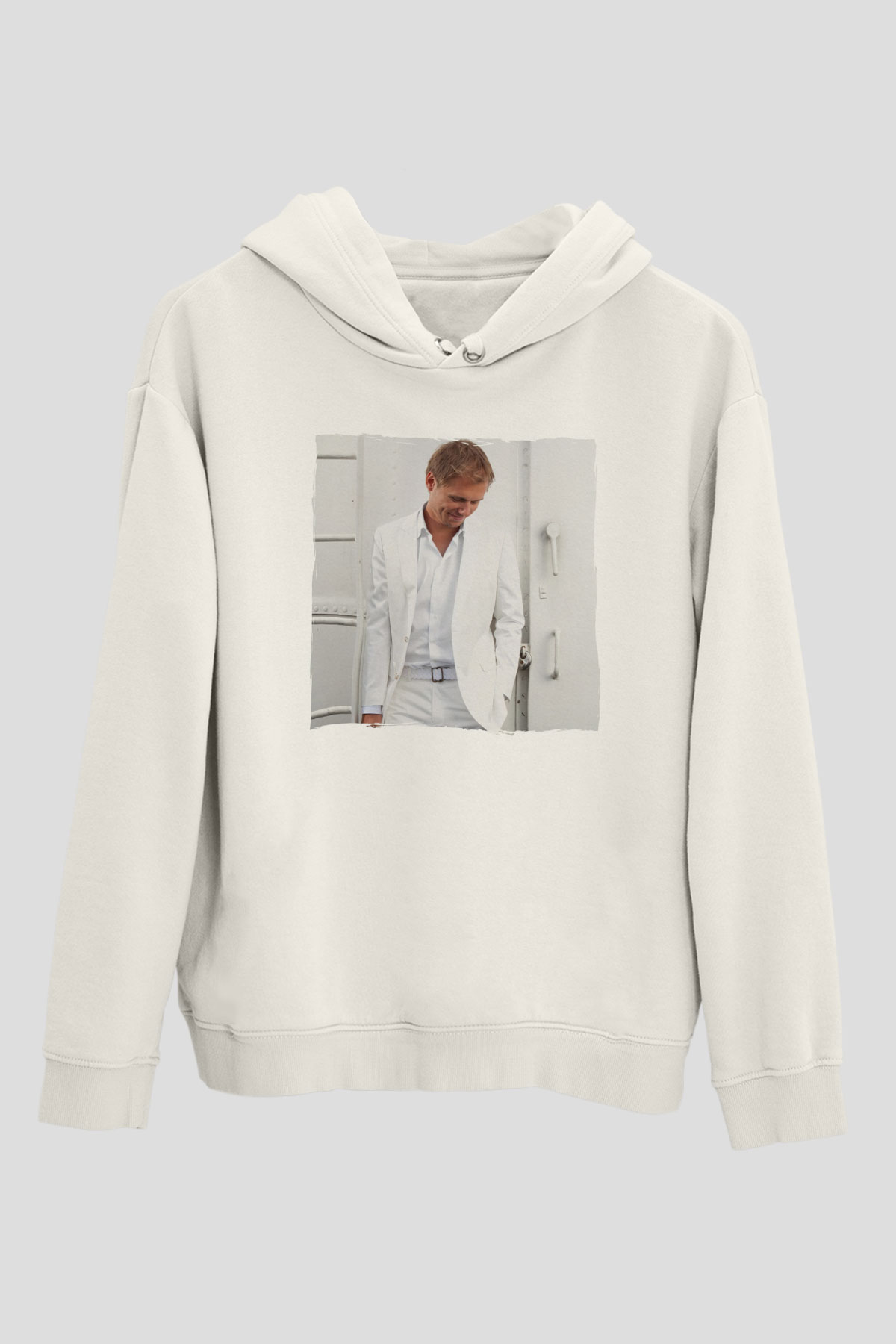Armin Van Buuren Beyaz Unisex Kapüşonlu Sweatshirt