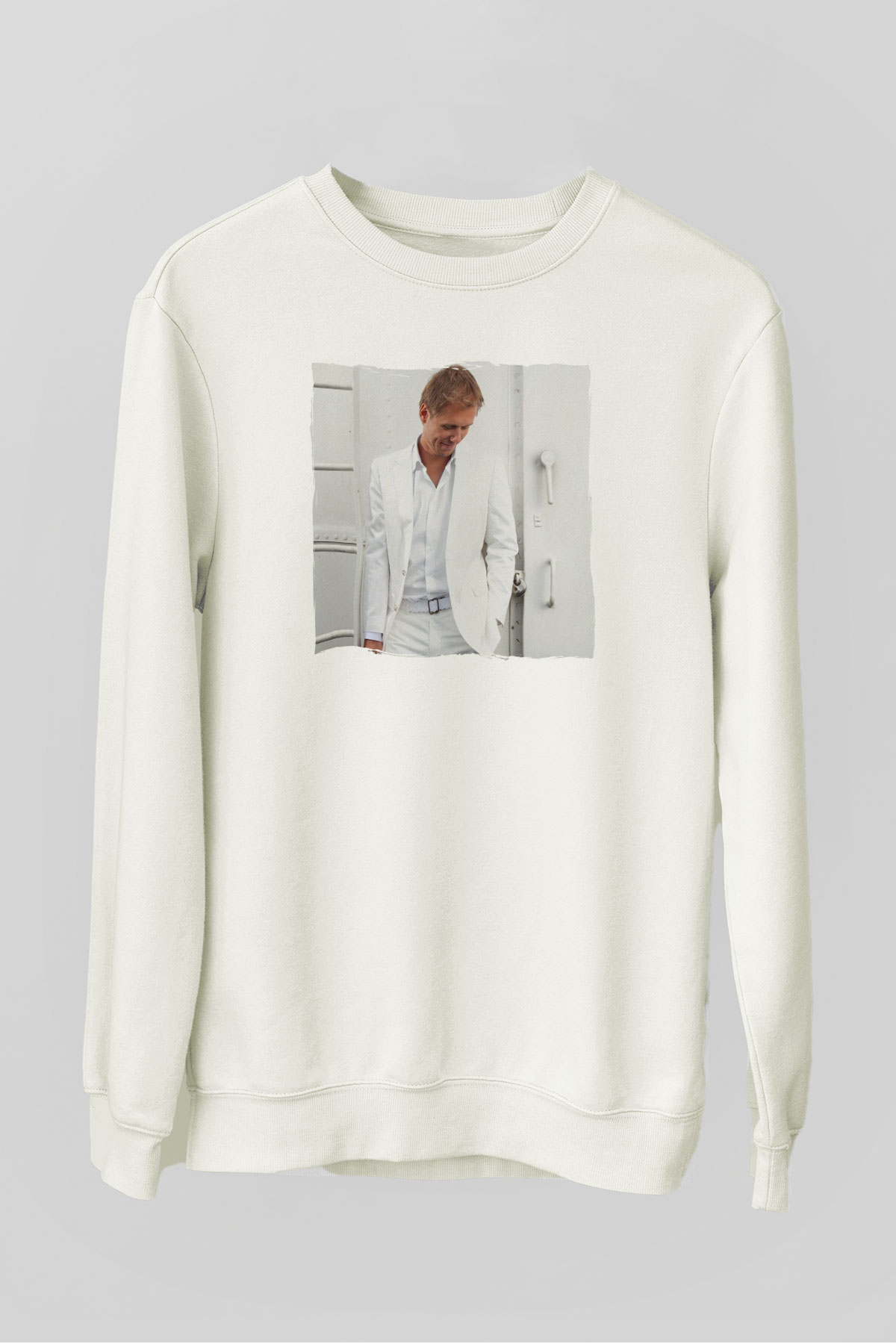 Armin Van Buuren Beyaz Unisex Sweatshirt