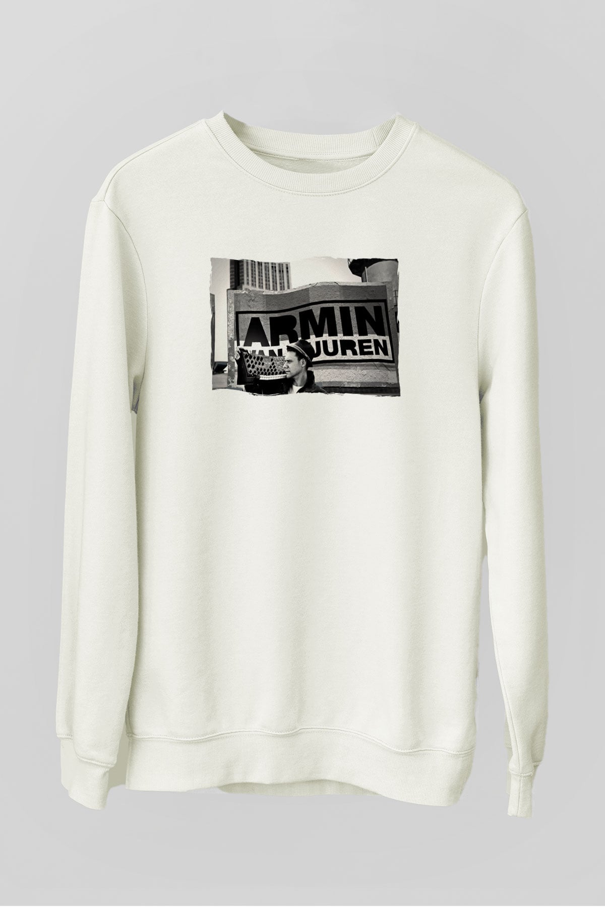 Armin Van Buuren Beyaz Unisex Sweatshirt