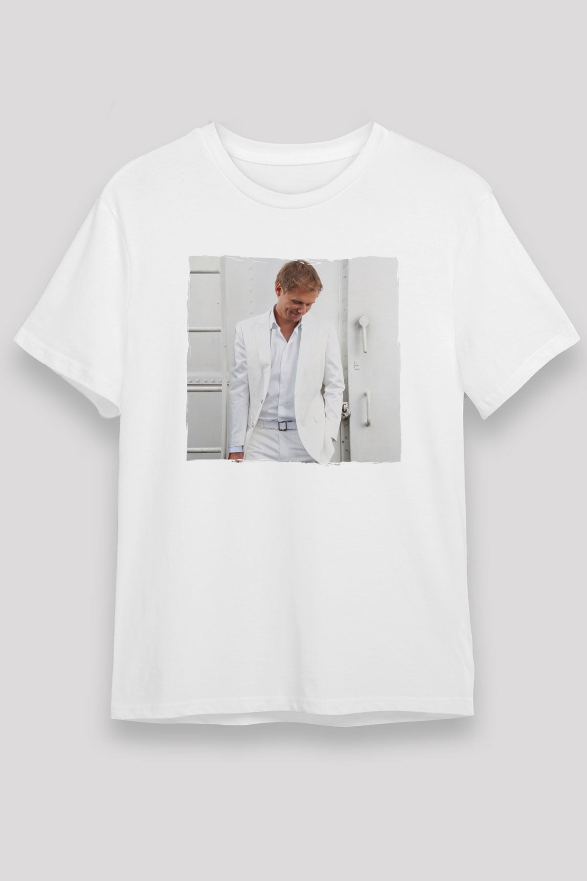 Armin Van Buuren Beyaz Unisex Tişört T-Shirt - TişörtFabrikası