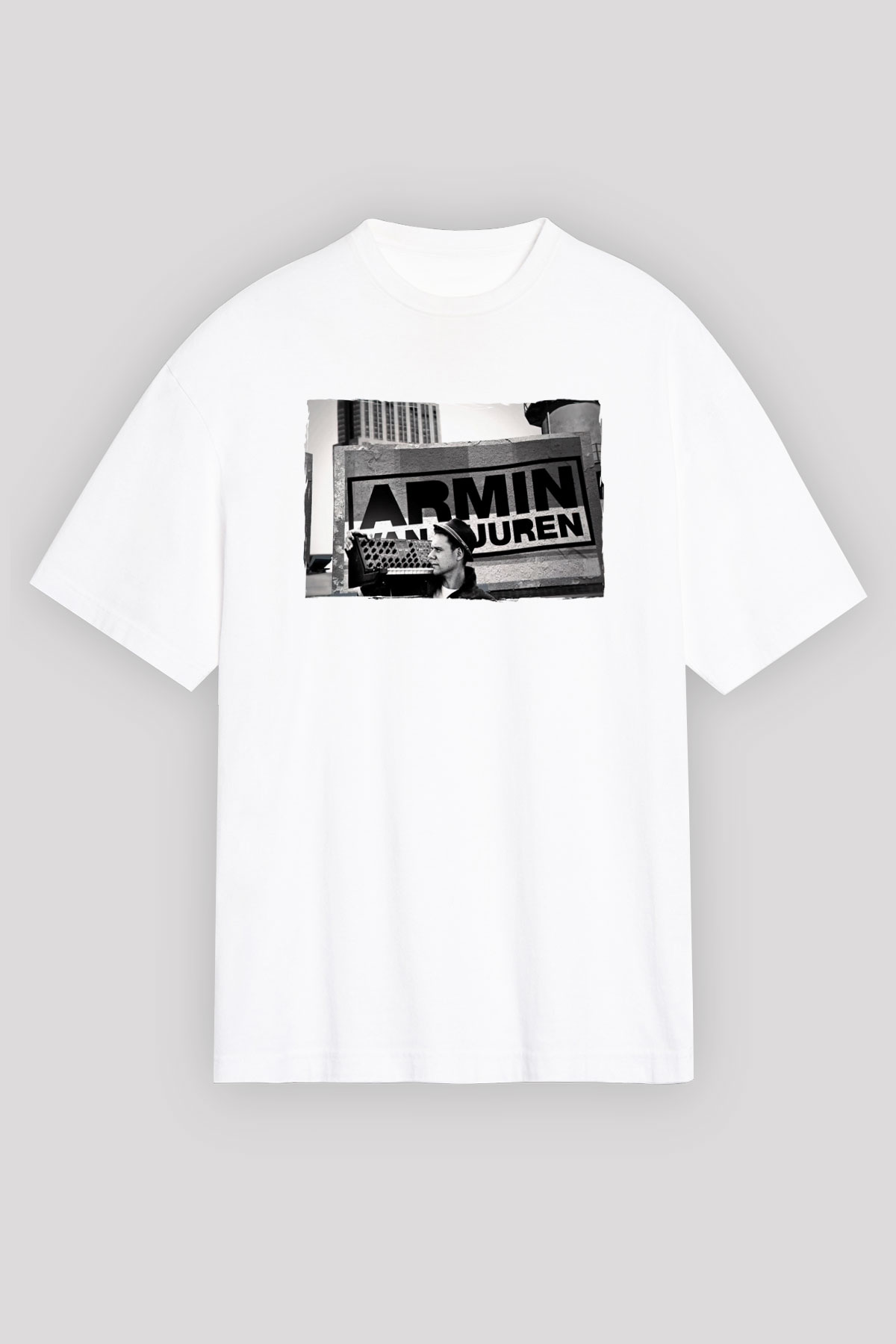 Armin Van Buuren Beyaz Unisex Tişört T-Shirt - TişörtFabrikası